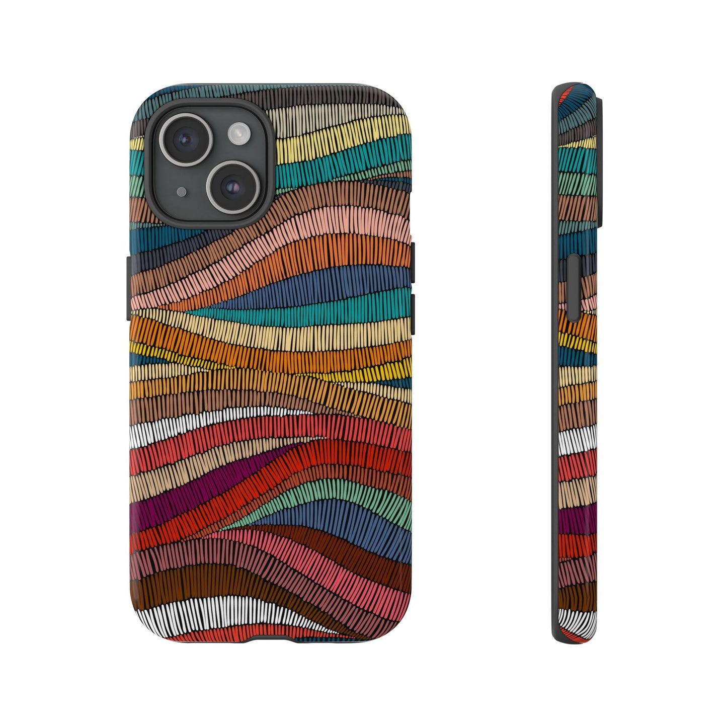 Threaded Harmony: Tapestry-inspired Phone Case for iPhone, Samsung Galaxy and Google Pixel devices