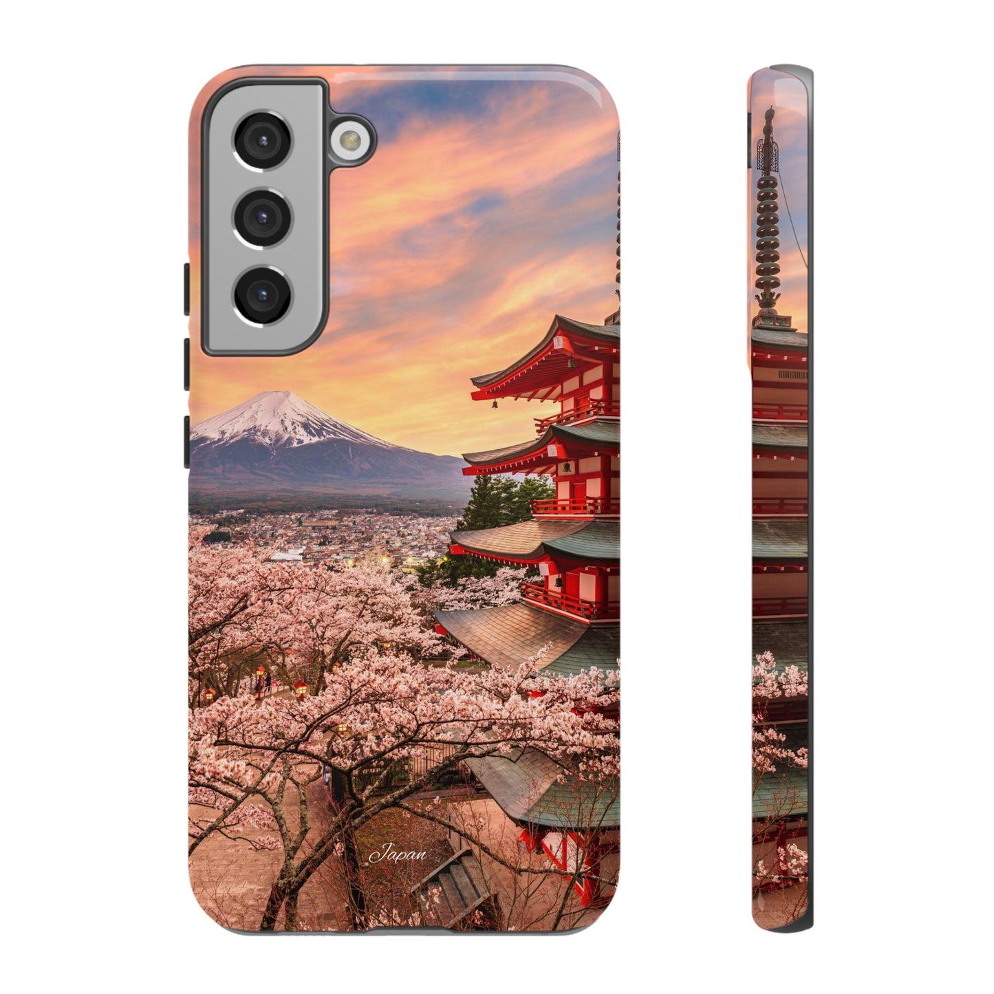 Cherry Blossoms Mt. Fuji phone case for iPhone, Galaxy and Pixel devices