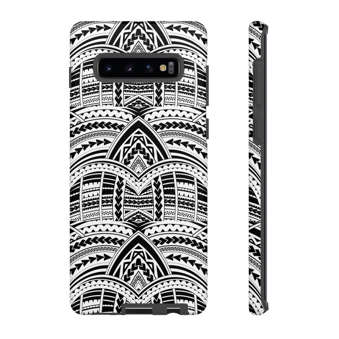 Tatoeage: telefoonhoesje met tribalpatroon voor iPhone, Samsung Galaxy en Google Pixel
