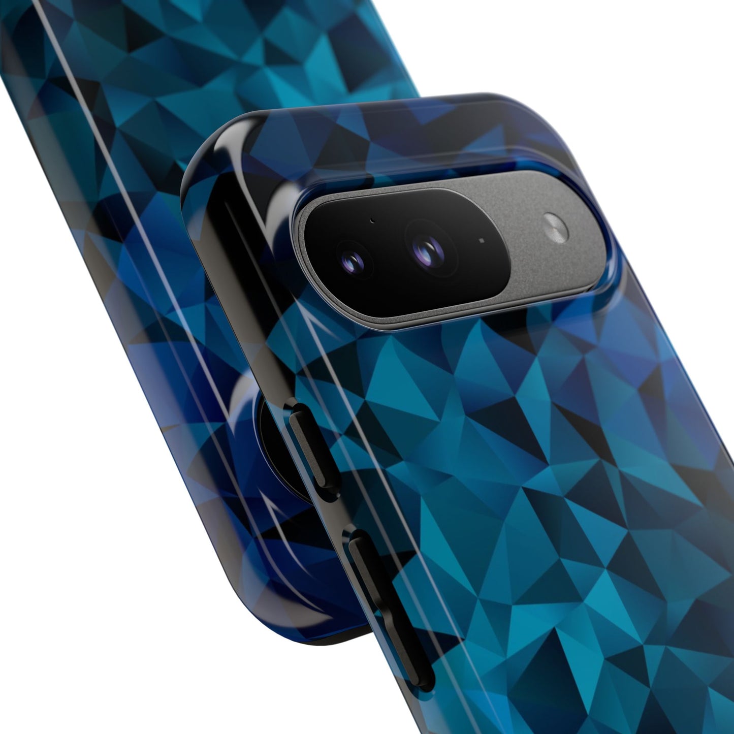 Blue Diamonds: Phone Case with Elegant Prints for iPhone, Samsung Galaxy and Google Pixel devices