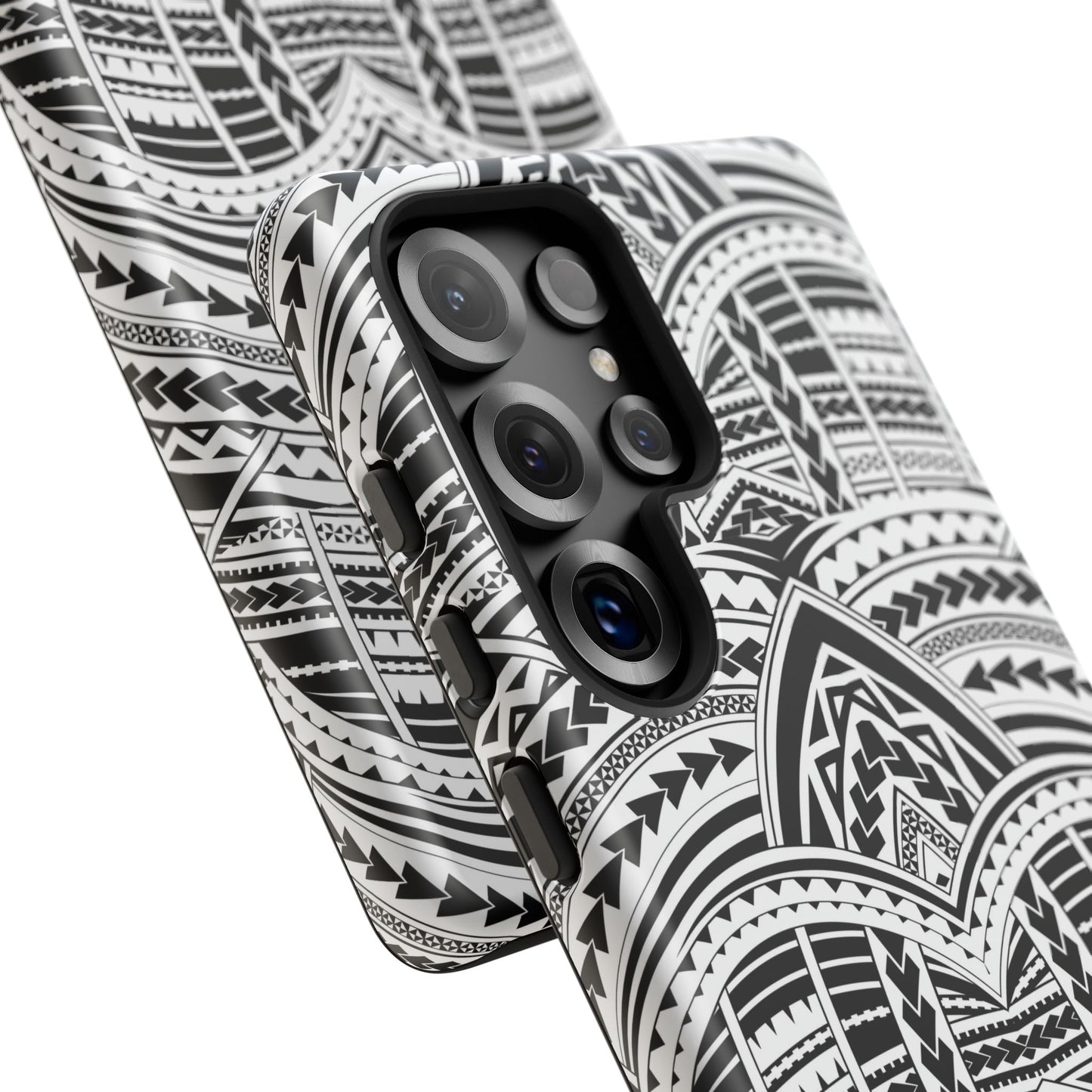 Tatoeage: telefoonhoesje met tribalpatroon voor iPhone, Samsung Galaxy en Google Pixel