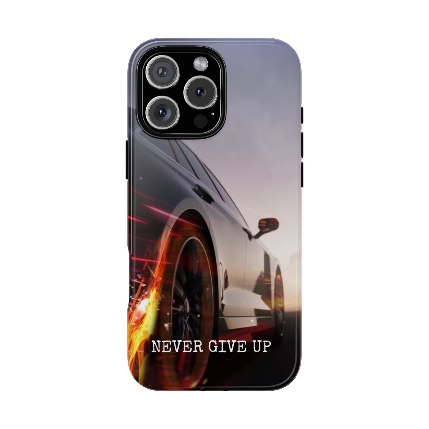 Never Give Up v2: Tough Case for iPhone, Samsung Galaxy and Google Pixel