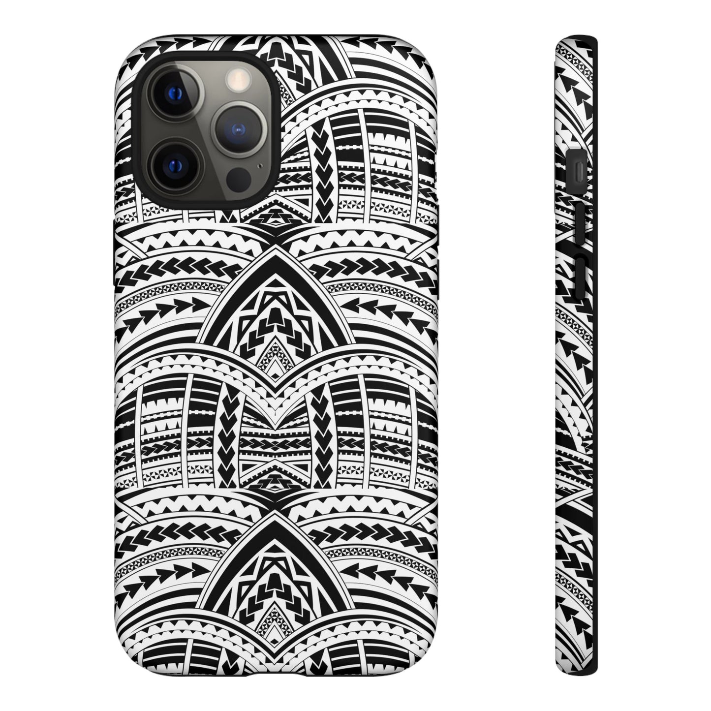 Tatoeage: telefoonhoesje met tribalpatroon voor iPhone, Samsung Galaxy en Google Pixel