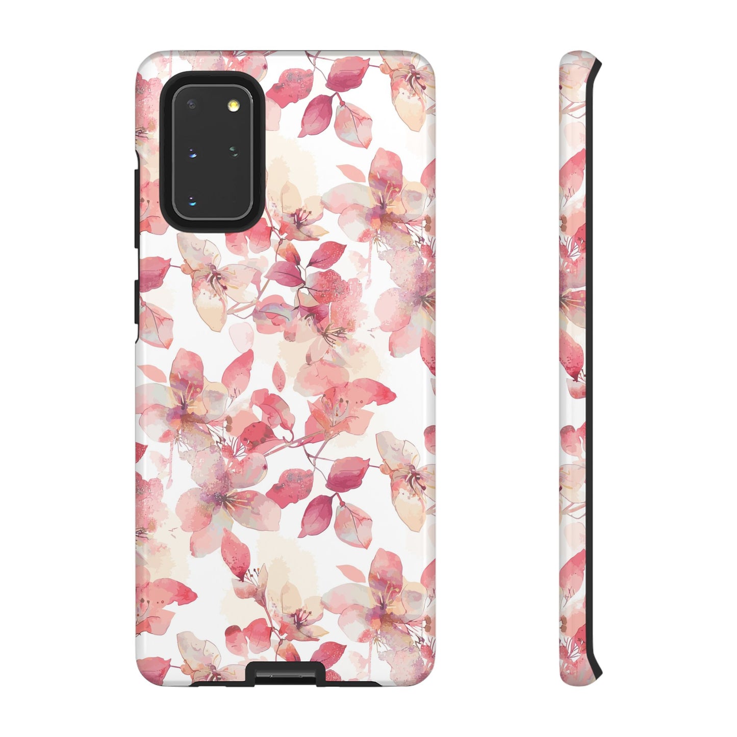 Watercolor Flowers: Tough Case for iPhone, Samsung Galaxy and Google Pixel devices