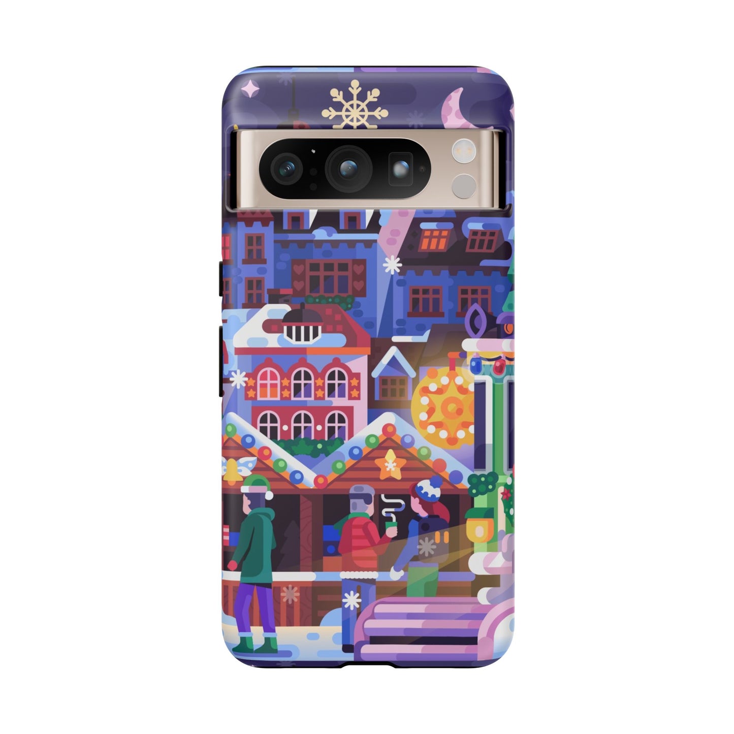 Christmas fair in Old Town: Holiday-Themed case for iPhone, Samsung Galaxy and Google Pixel