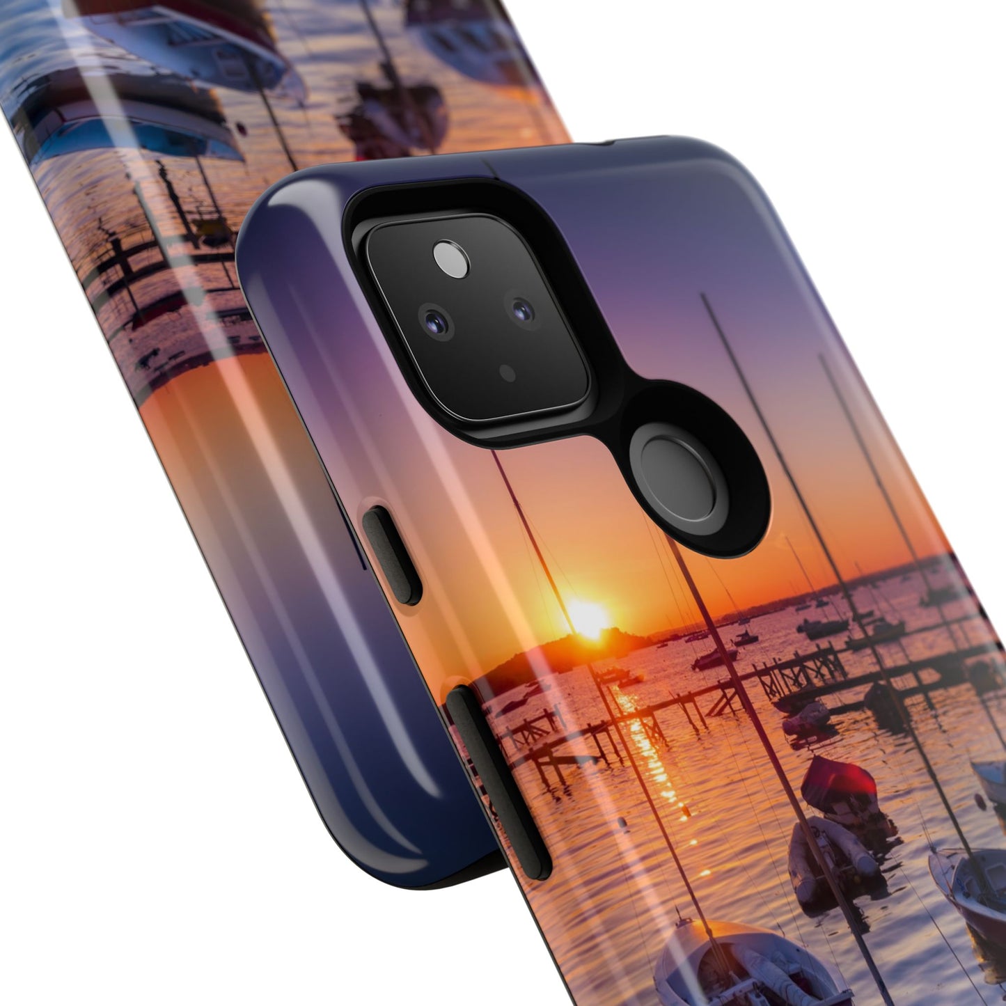 Fortune Favors the Bold: Sunset Sail Phone Case for iPhone, Samsung Galaxy and Google Pixel devices