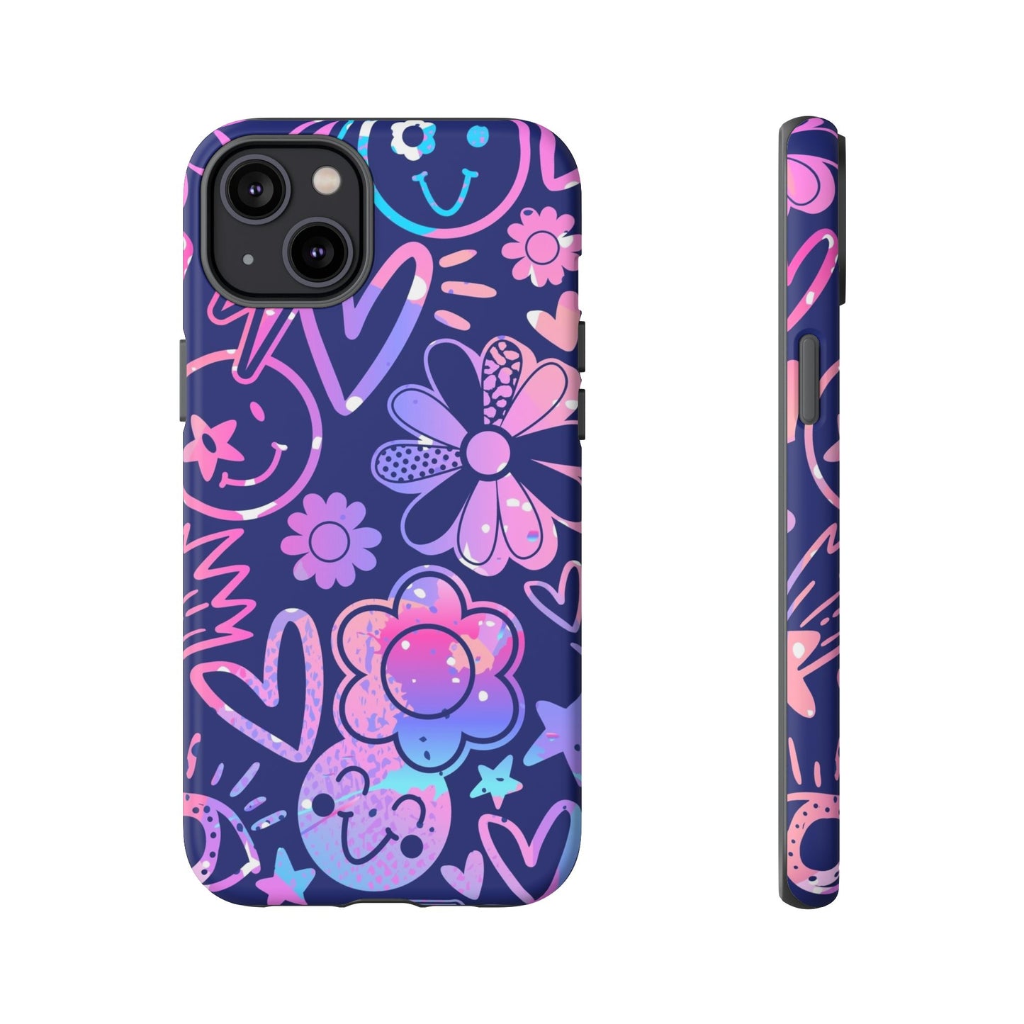 Live Inspired: Purple Tough Case for iPhone, Samsung Galaxy and Google Pixel devices