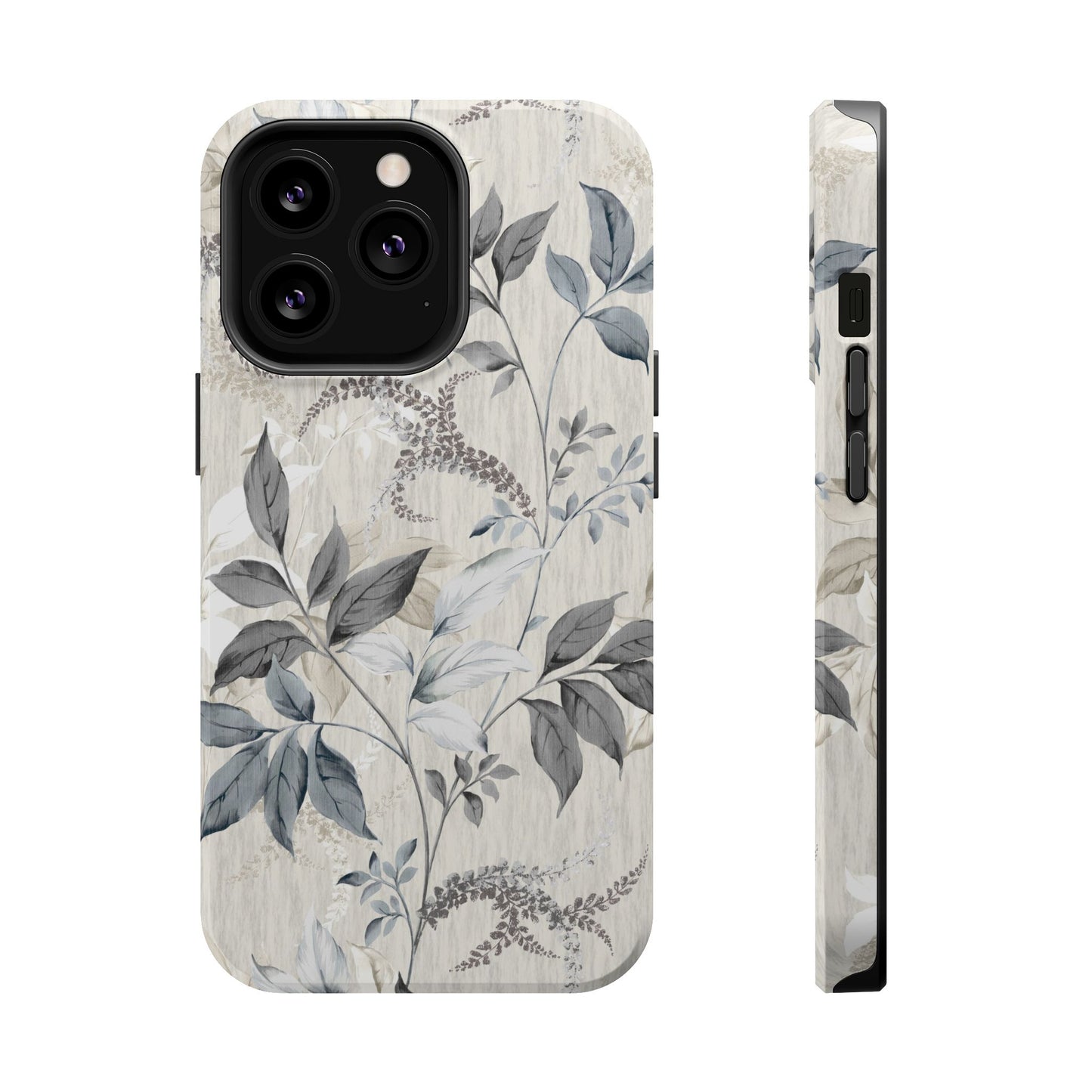 Luxury Leaves (MagSafe version): Artistic case for iPhone, Samsung Galaxy and Google Pixel