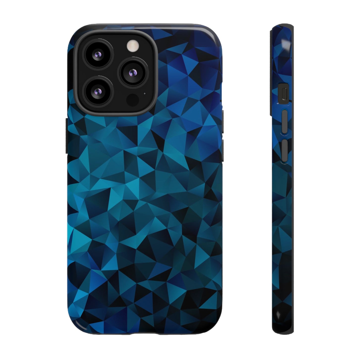 Blue Diamonds: Phone Case with Elegant Prints for iPhone, Samsung Galaxy and Google Pixel devices