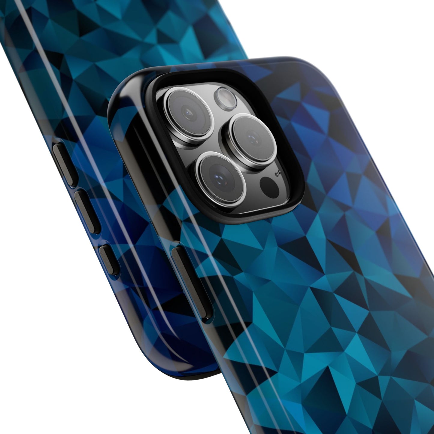 Blue Diamonds: Phone Case with Elegant Prints for iPhone, Samsung Galaxy and Google Pixel devices