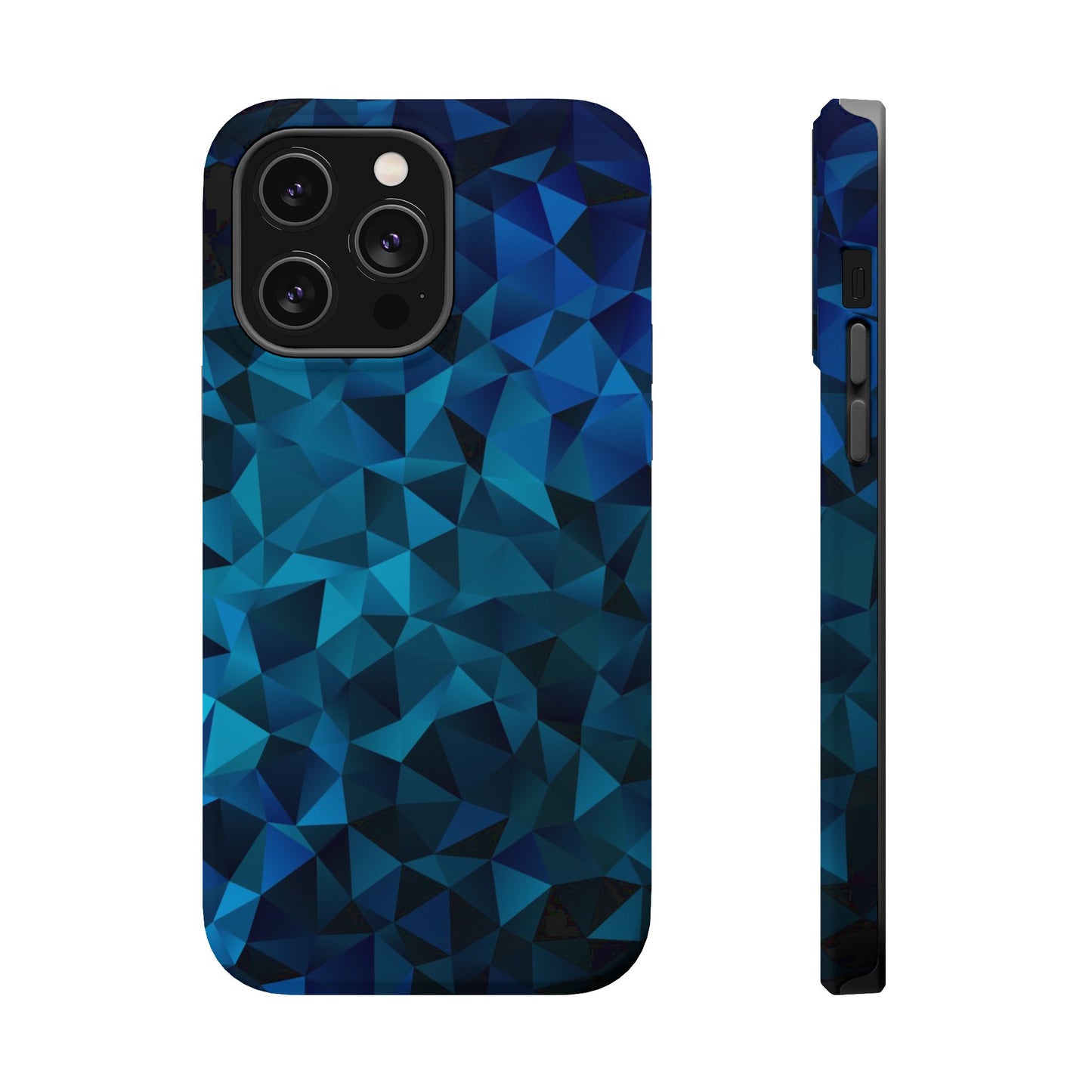 Blue Diamonds (MagSafe version): Elegant phone case for iPhone