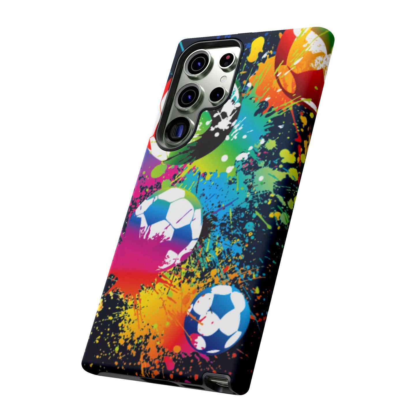 Footballer's Phone Case: Vibrant Case for iPhone, Samsung Galaxy and Google Pixel devices