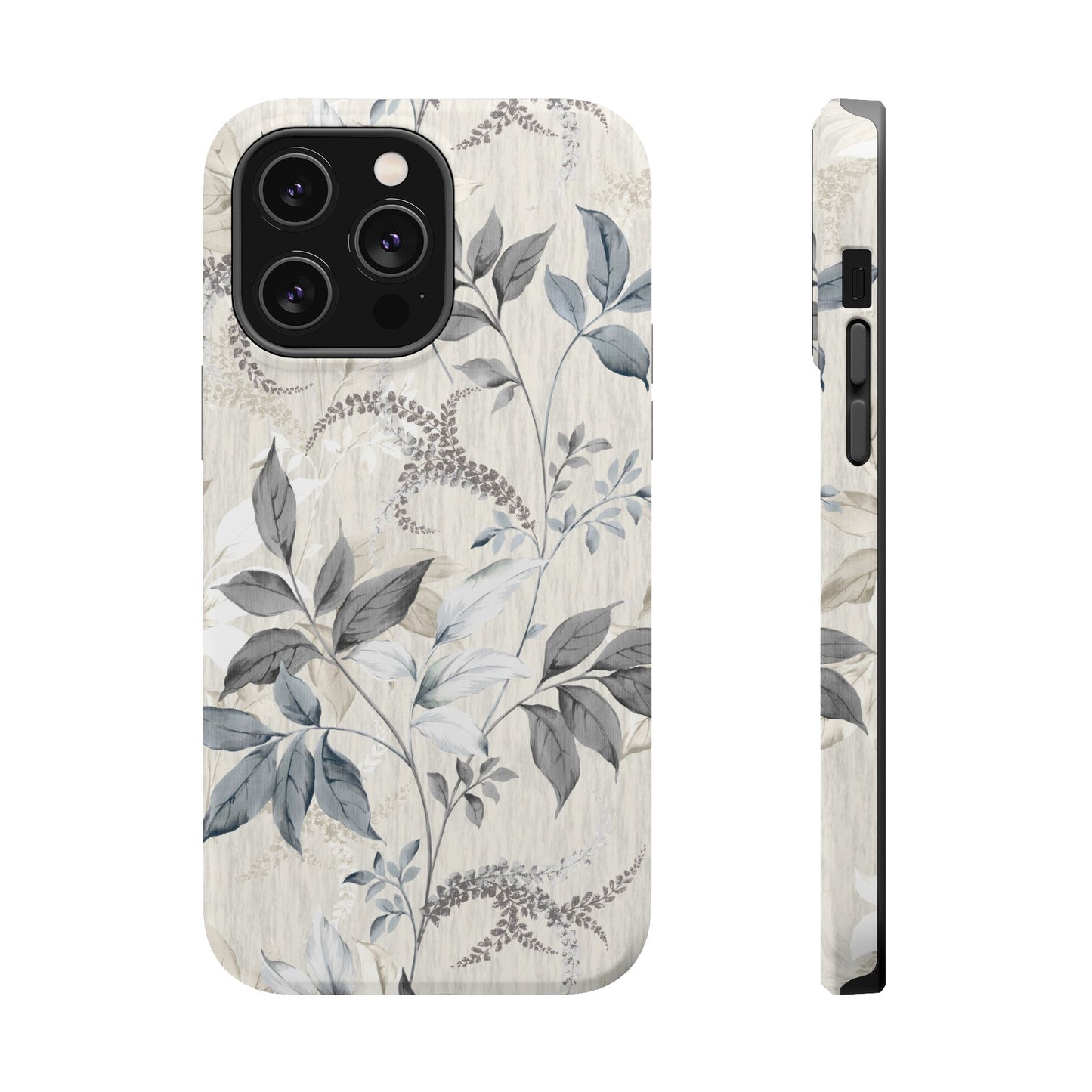 Luxury Leaves (MagSafe version): Artistic case for iPhone, Samsung Galaxy and Google Pixel