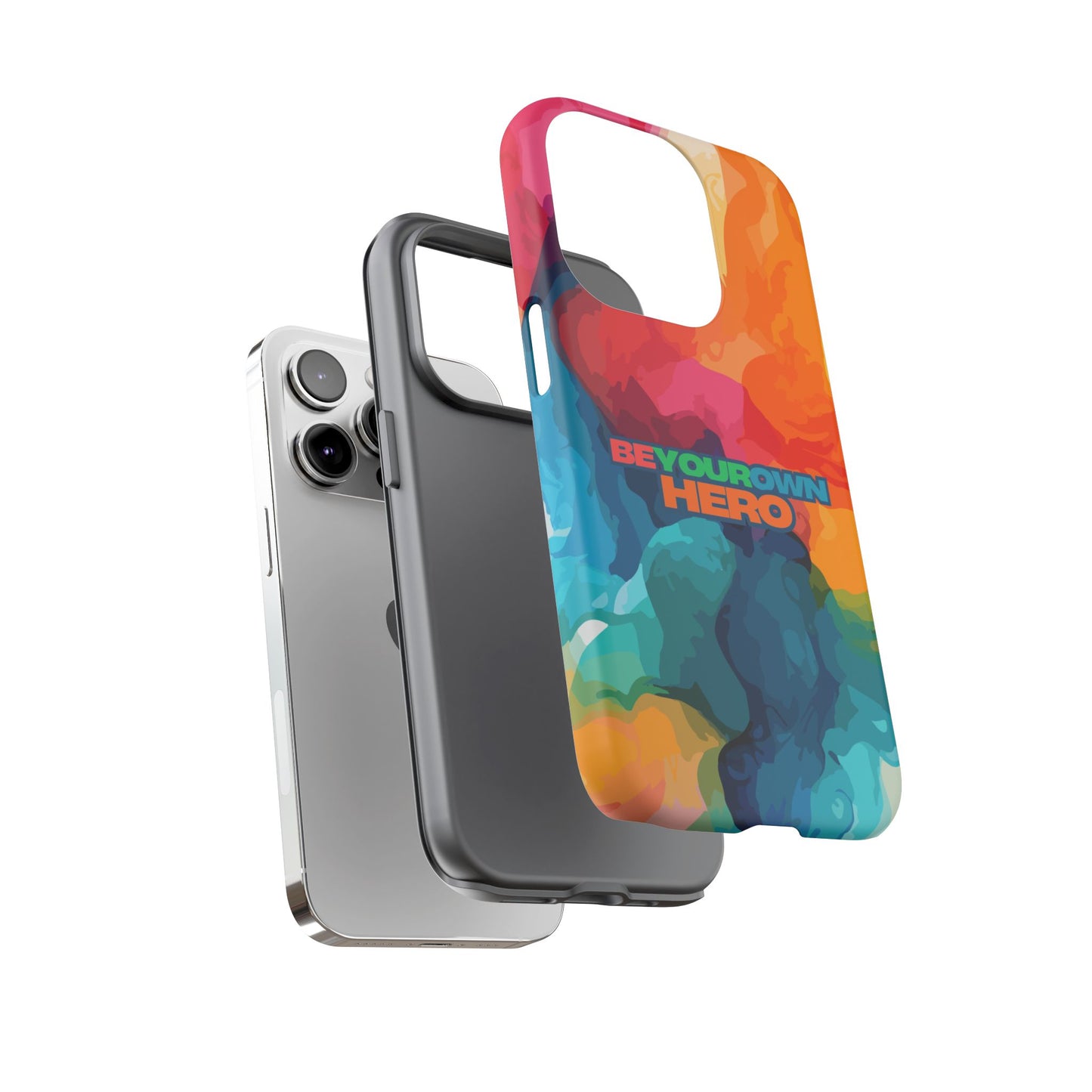 Be Your Own Hero: Tough Case for iPhone, Samsung Galaxy and Google Pixel