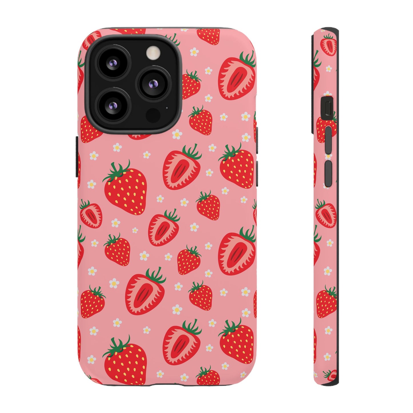 Berry Strawberry: Fruit-inspired phone case for iPhone, Samsung Galaxy and Google Pixel devices