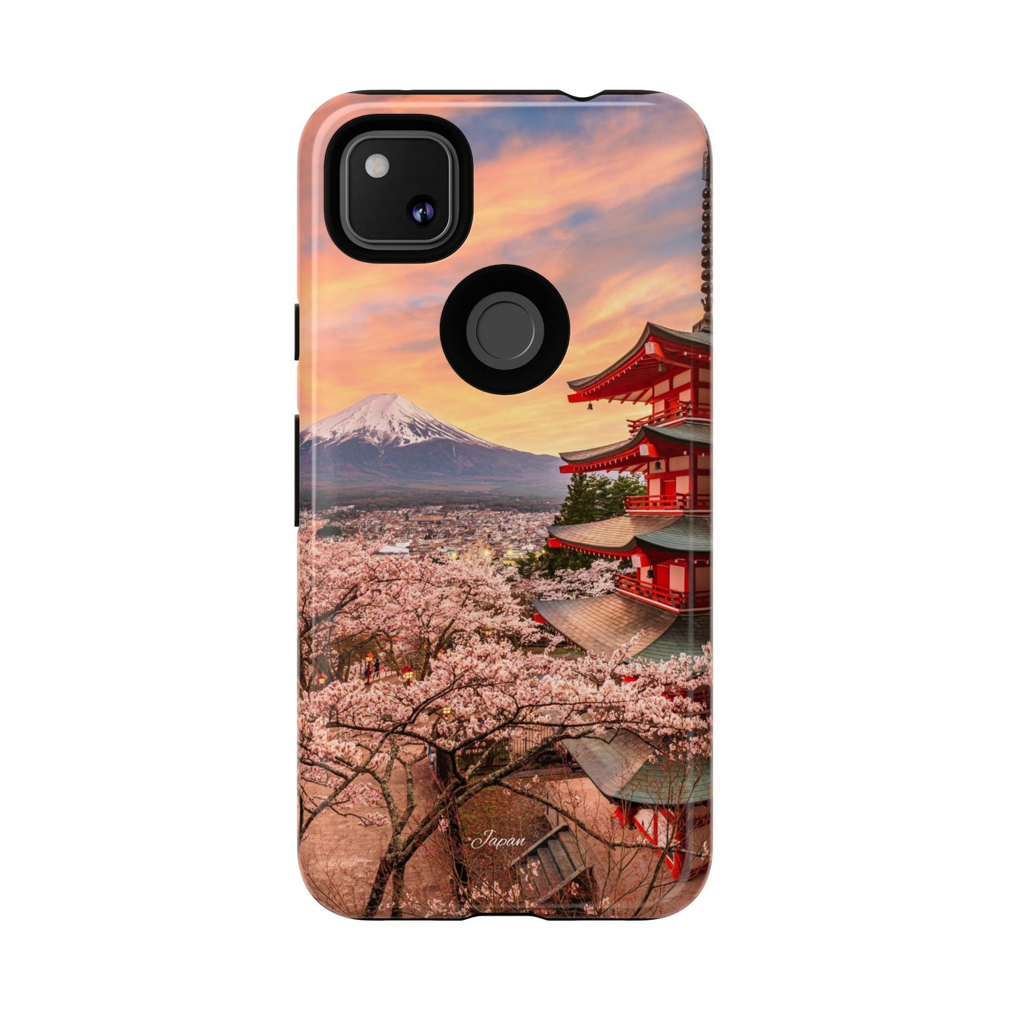 Cherry Blossoms Mt. Fuji phone case for iPhone, Galaxy and Pixel devices