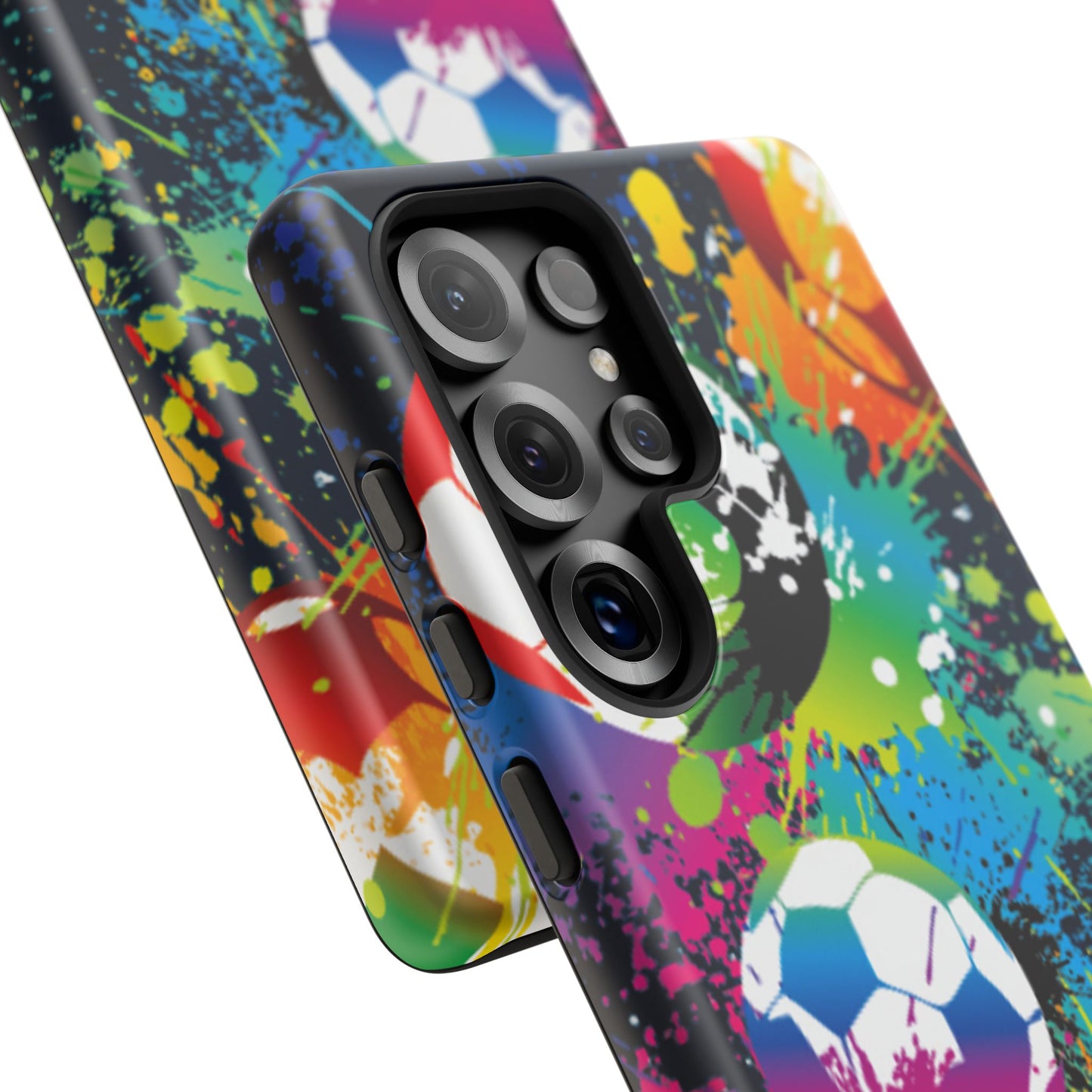 Footballer's Phone Case: Vibrant Case for iPhone, Samsung Galaxy and Google Pixel devices