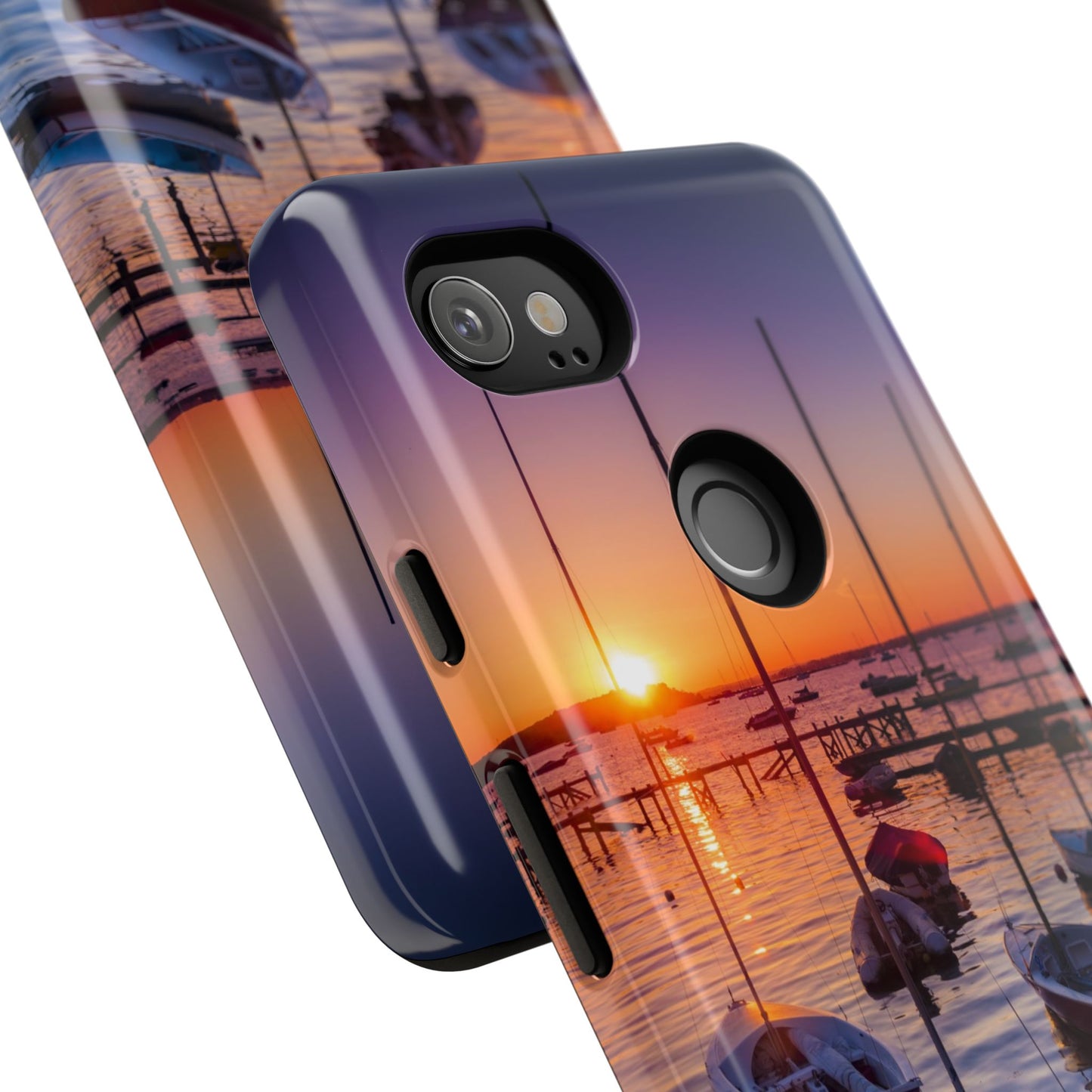 Fortune Favors the Bold: Sunset Sail Phone Case for iPhone, Samsung Galaxy and Google Pixel devices