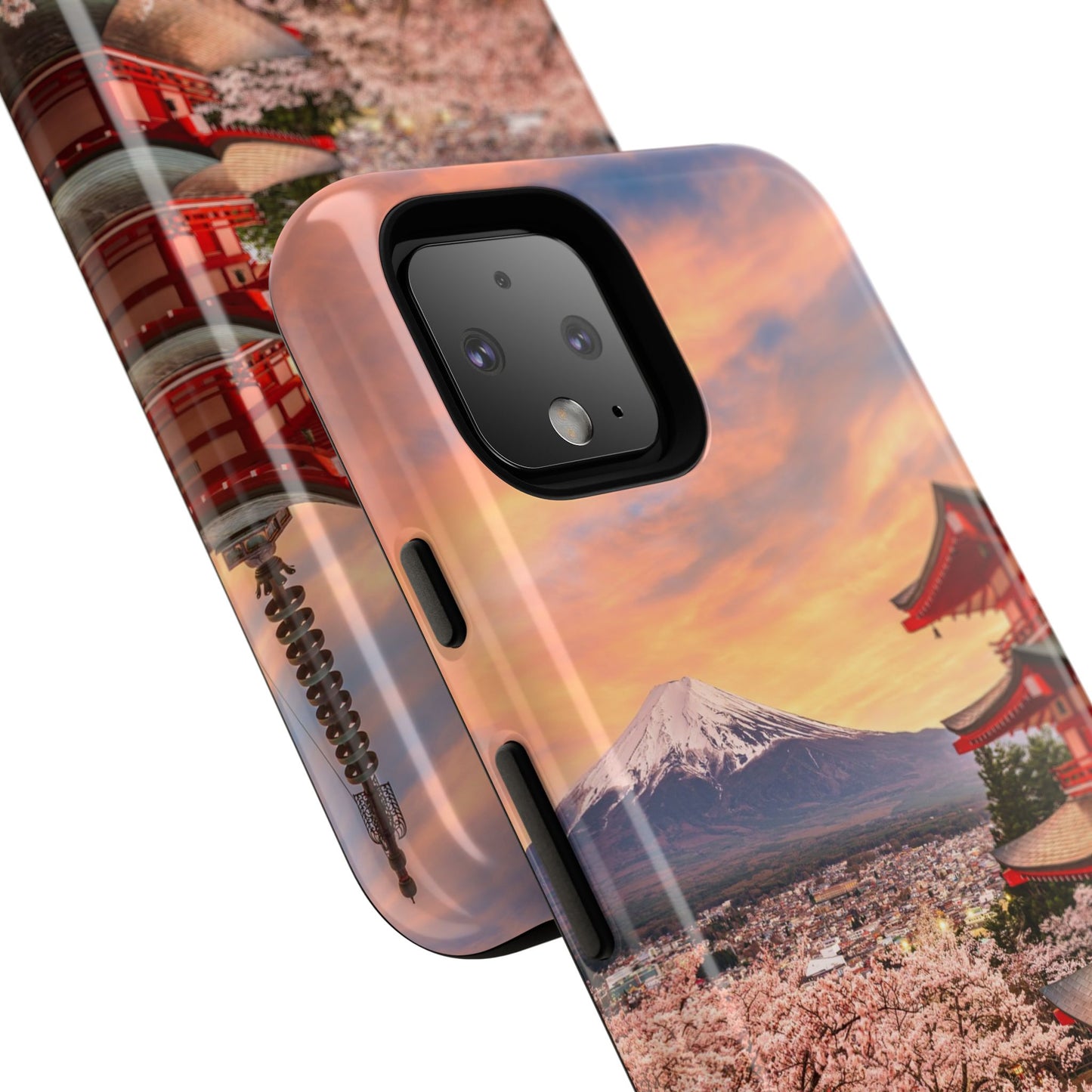 Cherry Blossoms Mt. Fuji phone case for iPhone, Galaxy and Pixel devices