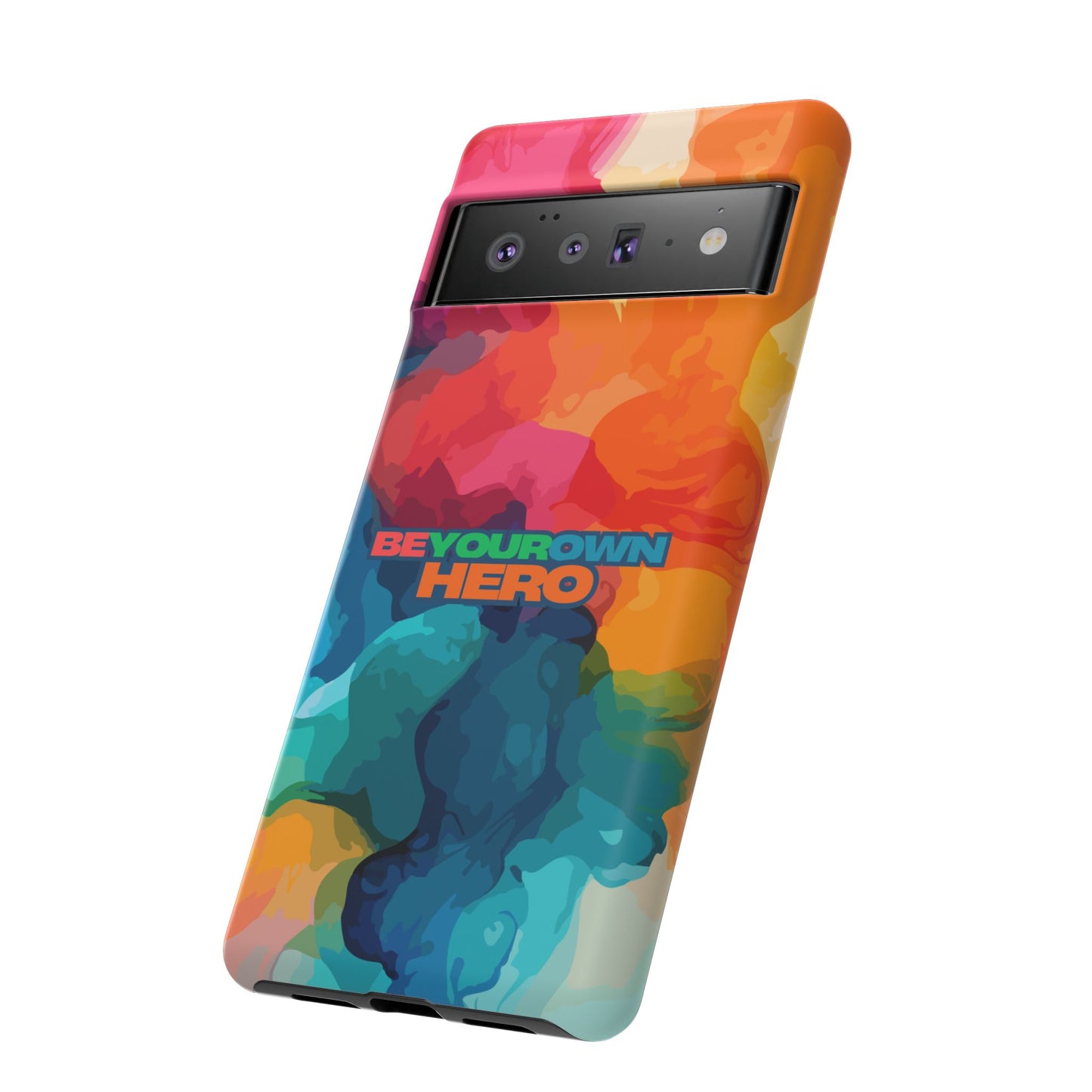 Be Your Own Hero: Tough Case for iPhone, Samsung Galaxy and Google Pixel