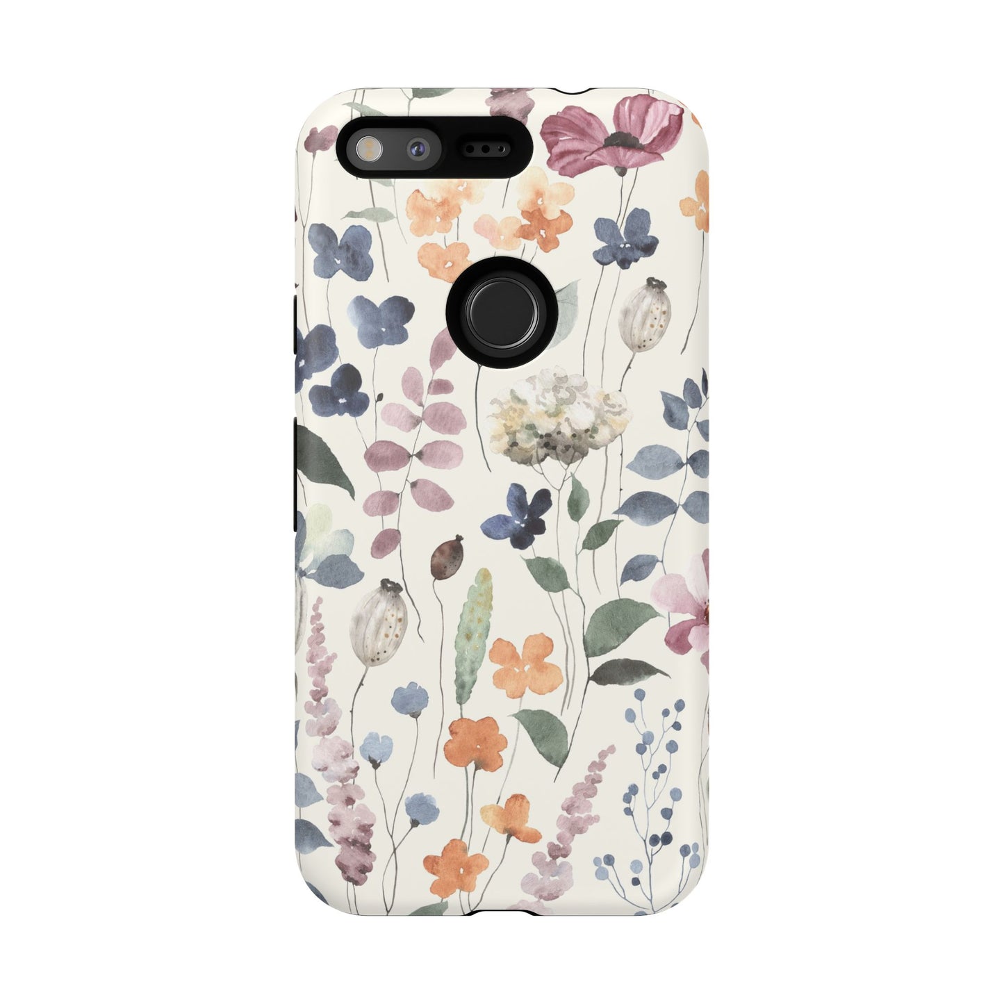 Floral prints phone case for iPhone, Samsung Galaxy and Pixel devices