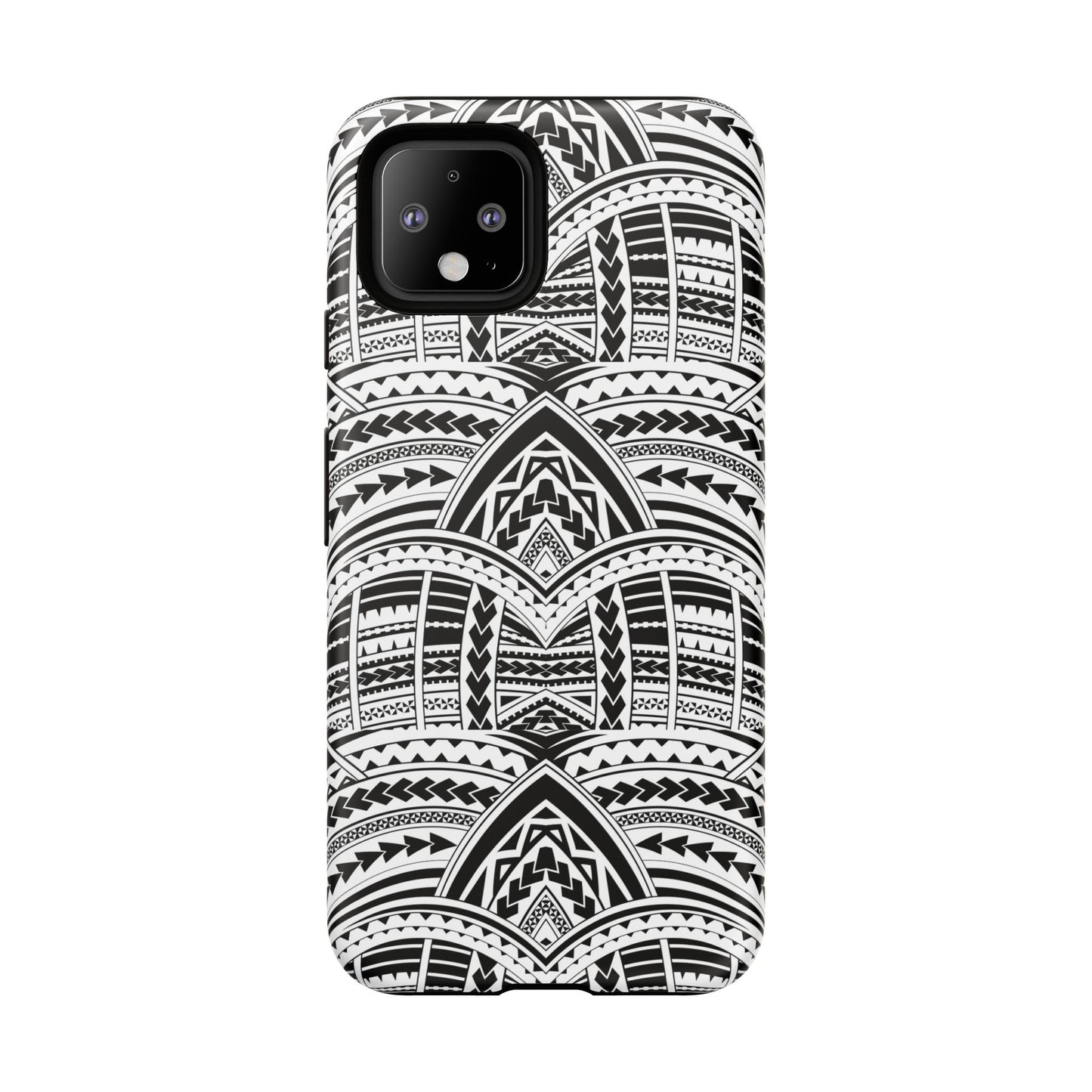 Tatoeage: telefoonhoesje met tribalpatroon voor iPhone, Samsung Galaxy en Google Pixel