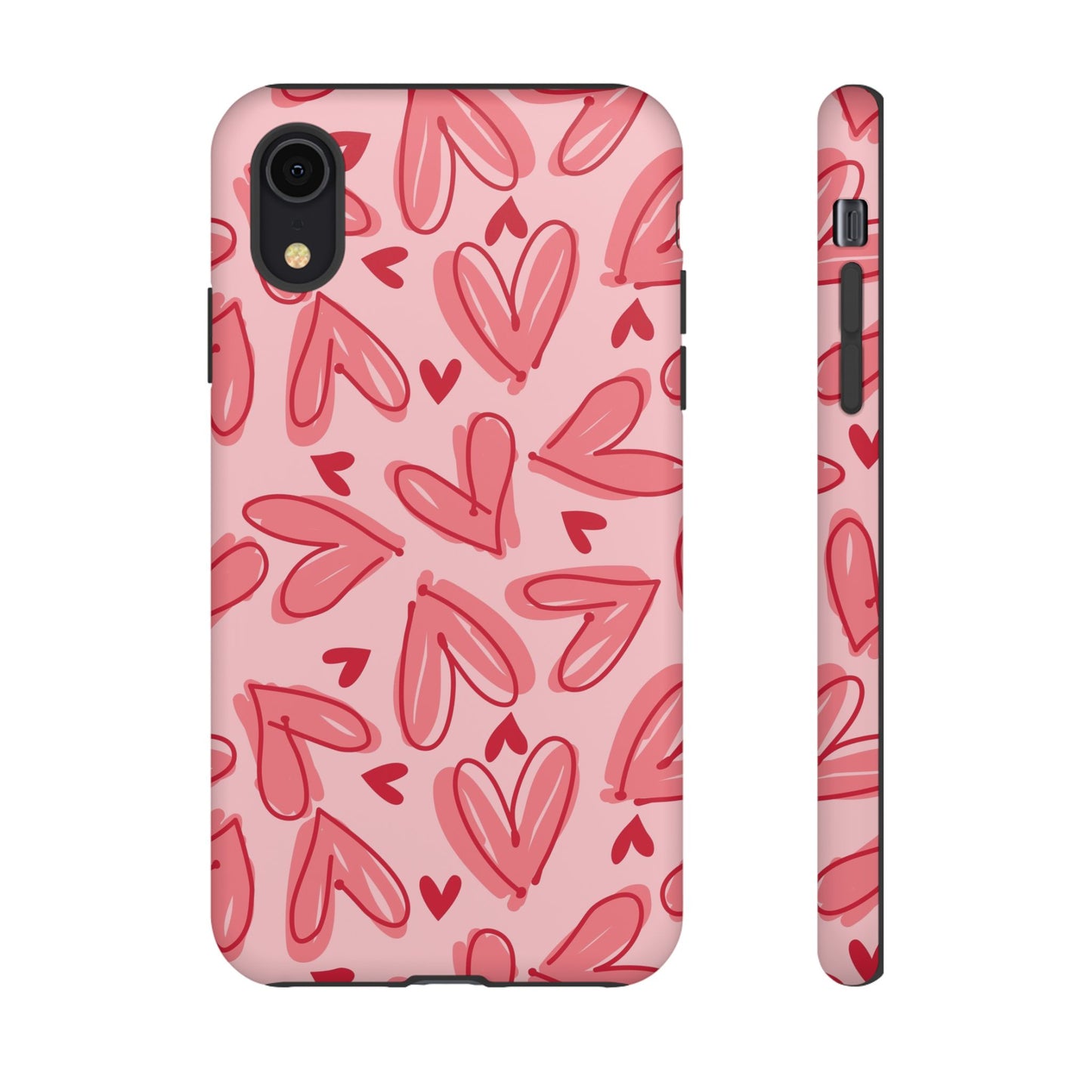Hearts: Tough Case for iPhone, Samsung Galaxy and Google Pixel devices
