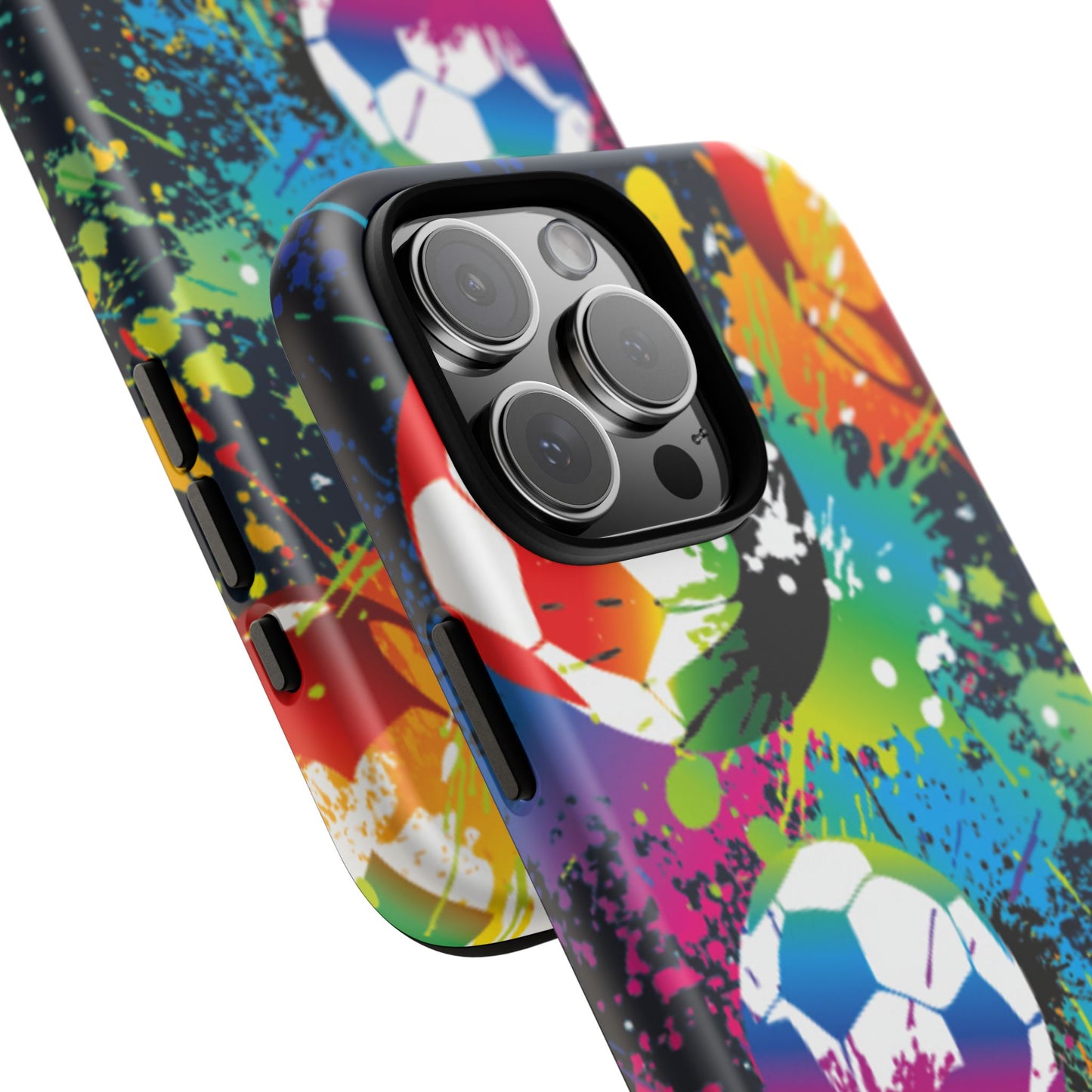 Footballer's Phone Case: Vibrant Case for iPhone, Samsung Galaxy and Google Pixel devices