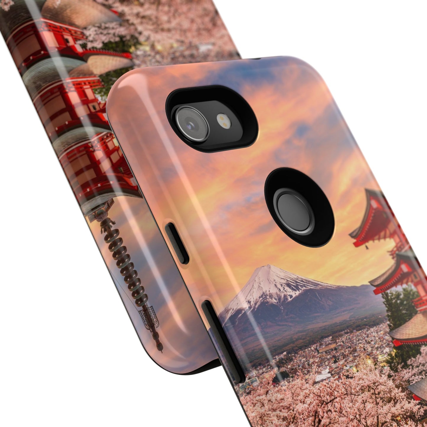 Cherry Blossoms Mt. Fuji phone case for iPhone, Galaxy and Pixel devices