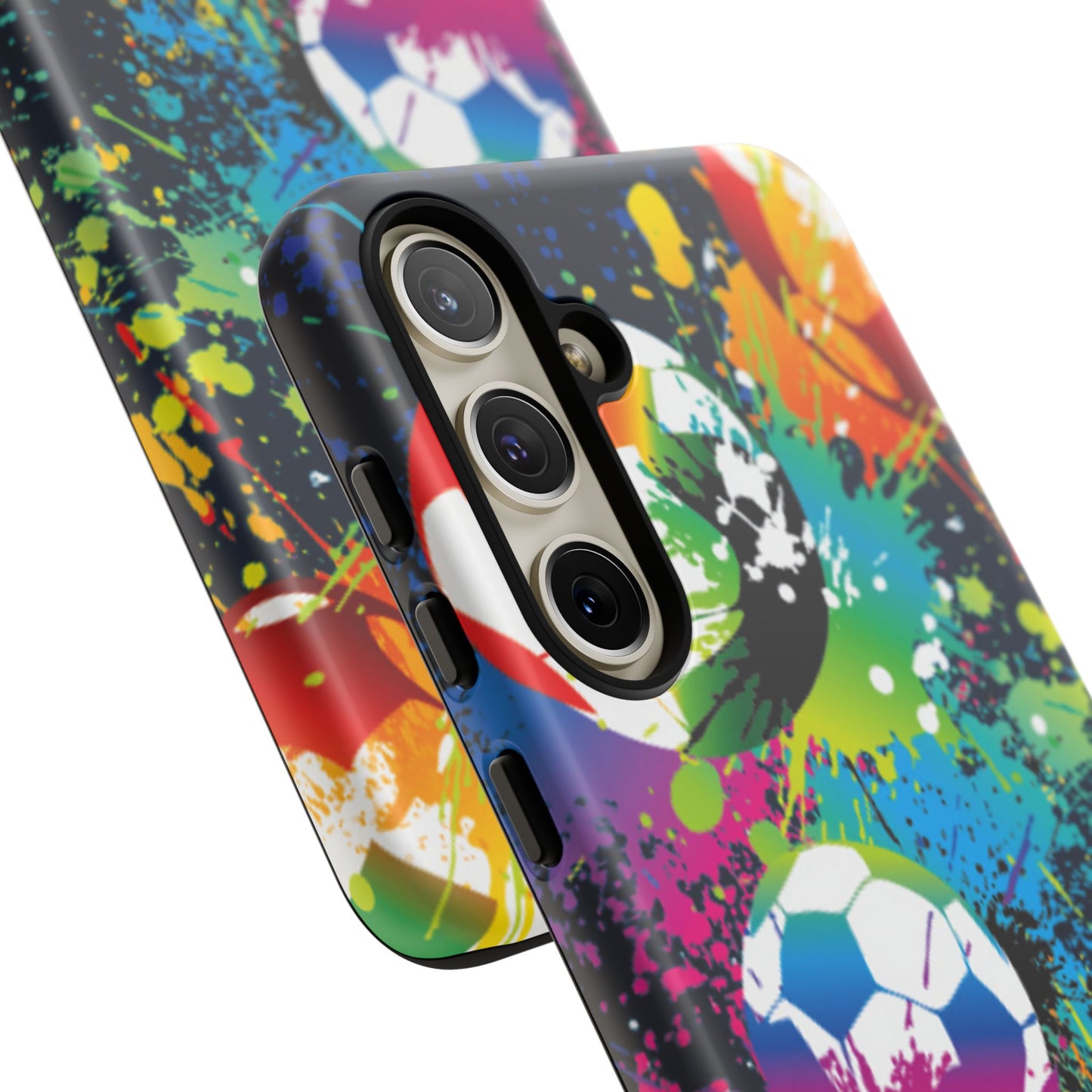 Footballer's Phone Case: Vibrant Case for iPhone, Samsung Galaxy and Google Pixel devices