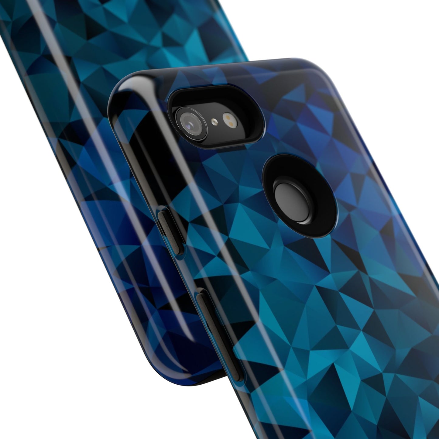Blue Diamonds: Phone Case with Elegant Prints for iPhone, Samsung Galaxy and Google Pixel devices