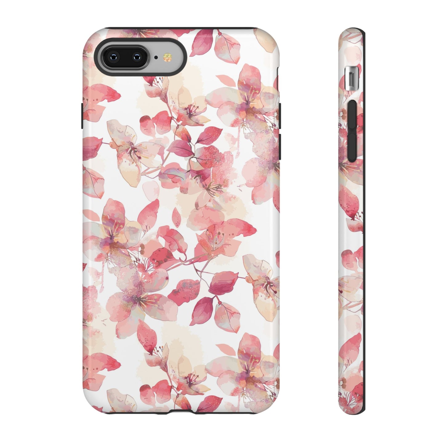 Watercolor Flowers: Tough Case for iPhone, Samsung Galaxy and Google Pixel devices
