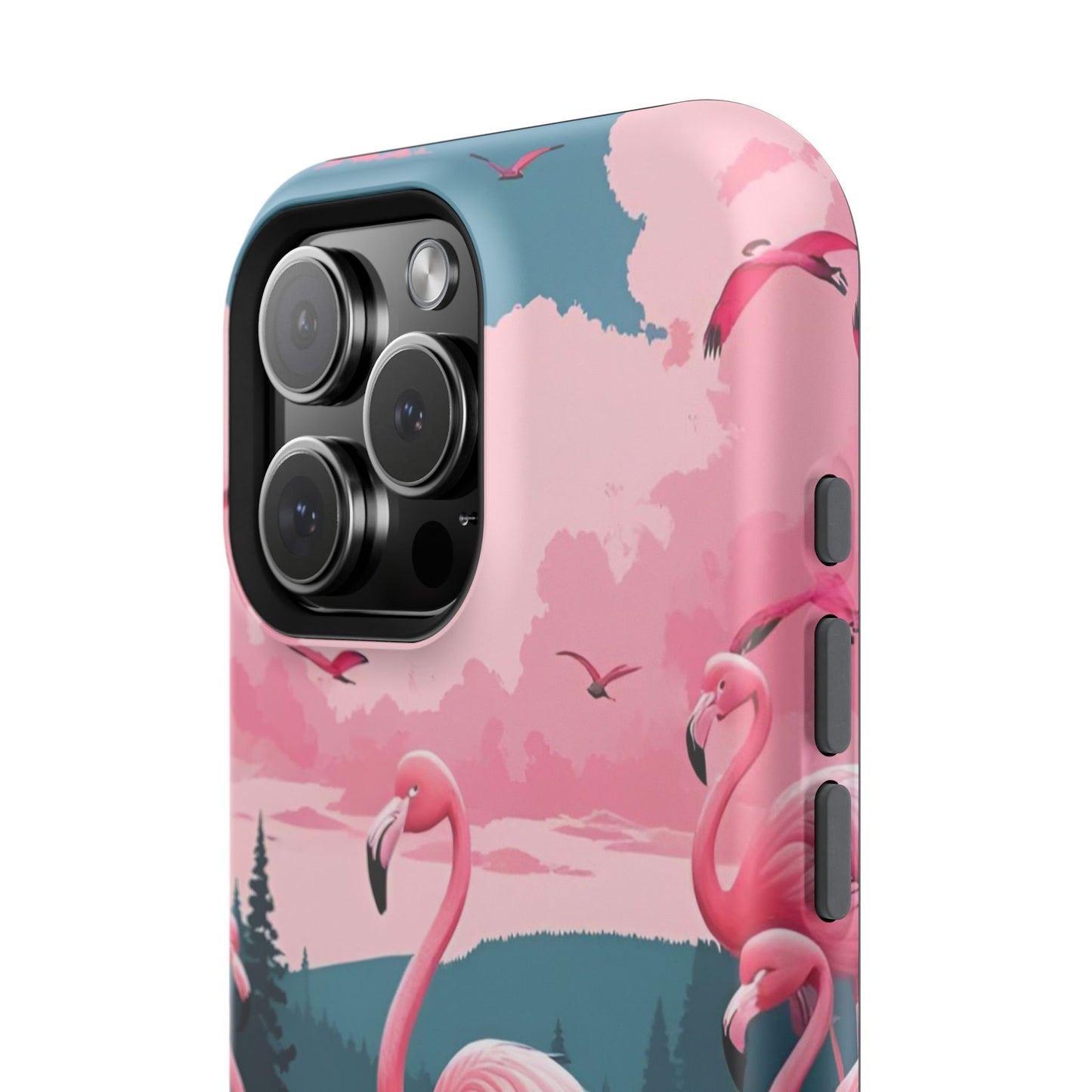 Velvet Skies Flamingo Case MagSafe phone case for Apple iPhone