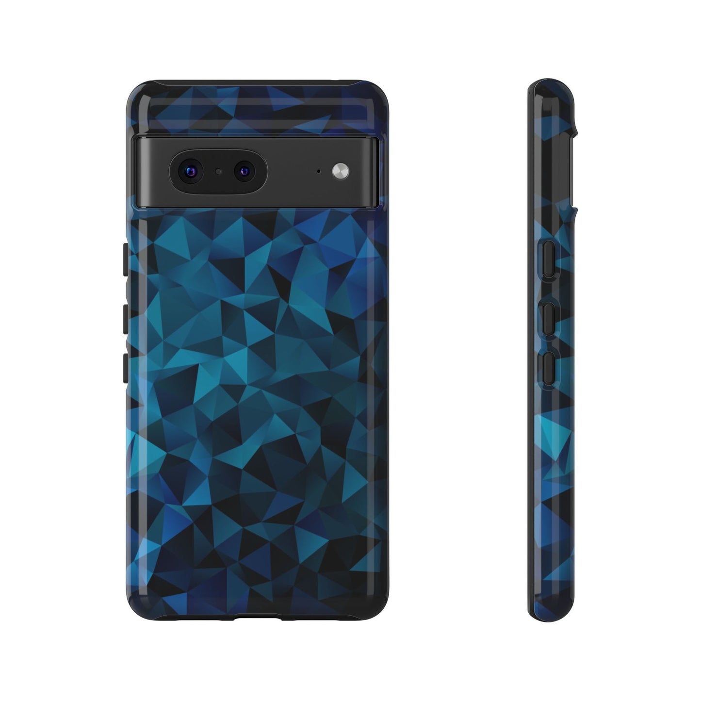 Blue Diamonds: Phone Case with Elegant Prints for iPhone, Samsung Galaxy and Google Pixel devices