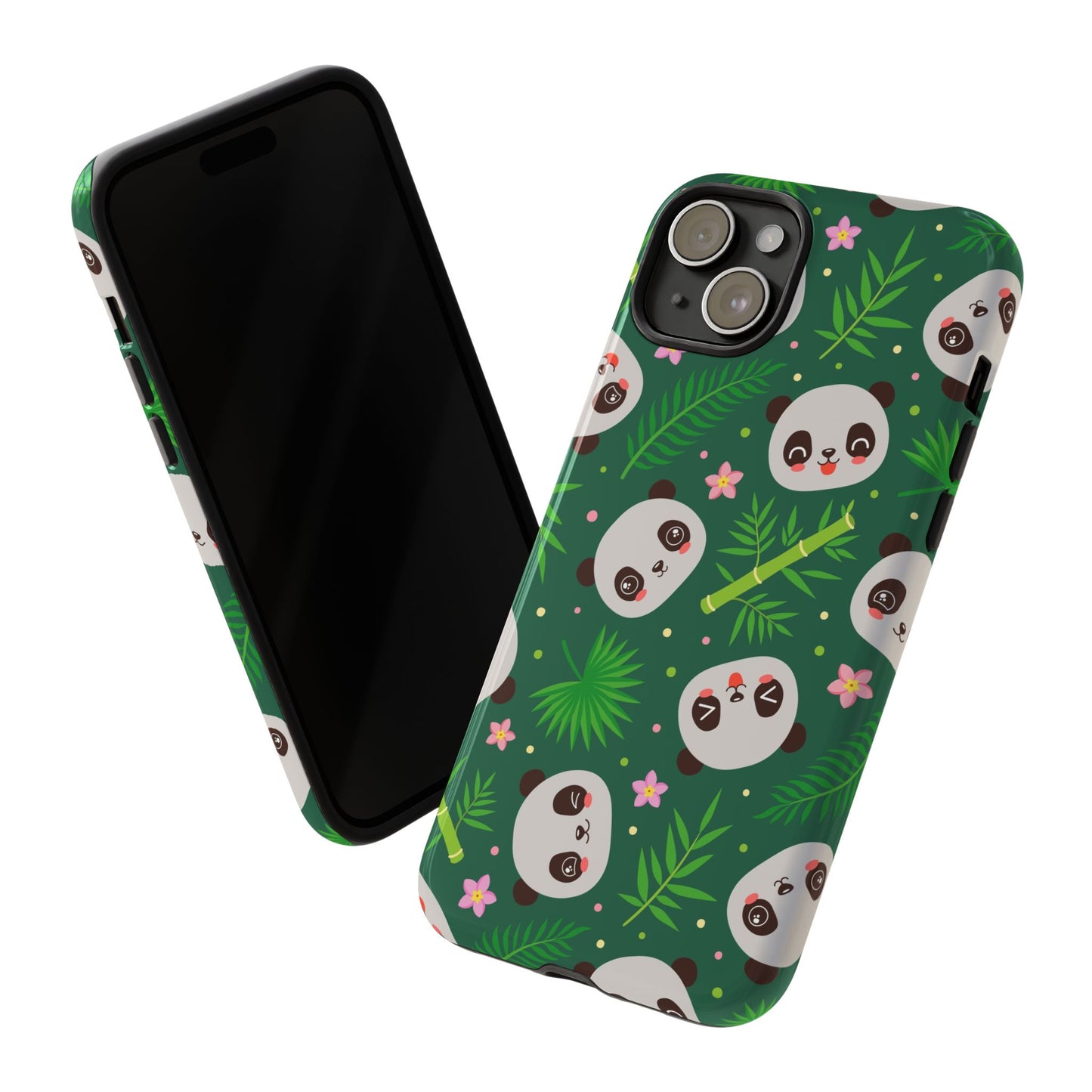 Cute Panda: Tough Case for iPhone, Samsung Galaxy and Google Pixel devices