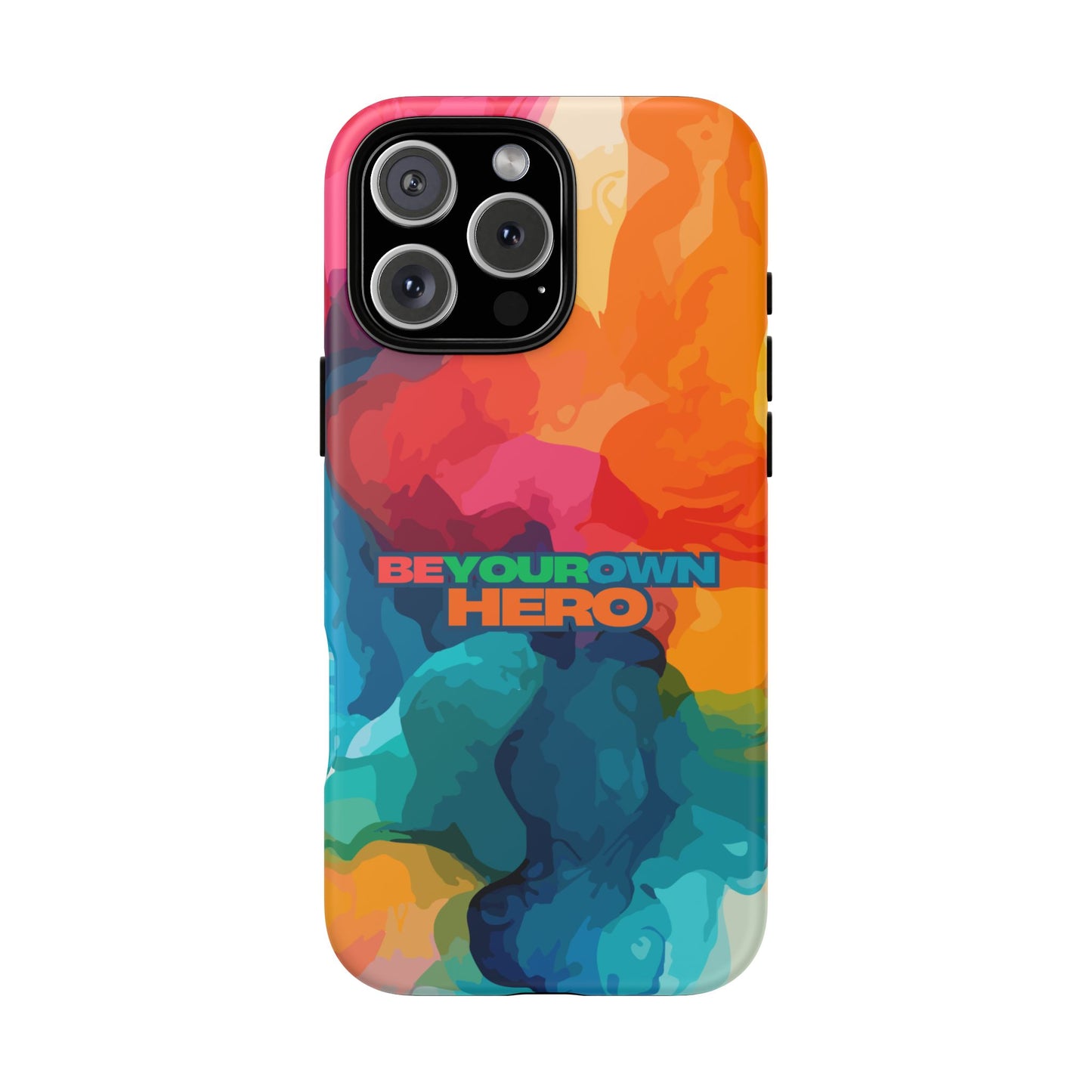 Be Your Own Hero: Tough Case for iPhone, Samsung Galaxy and Google Pixel