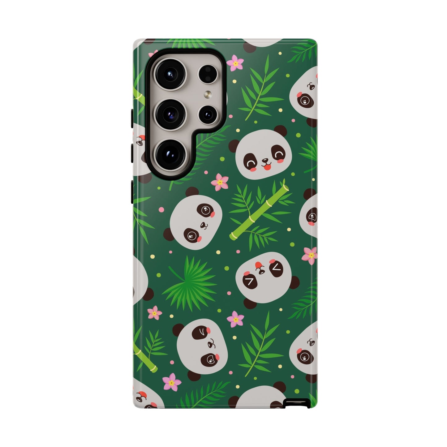 Cute Panda: Tough Case for iPhone, Samsung Galaxy and Google Pixel devices