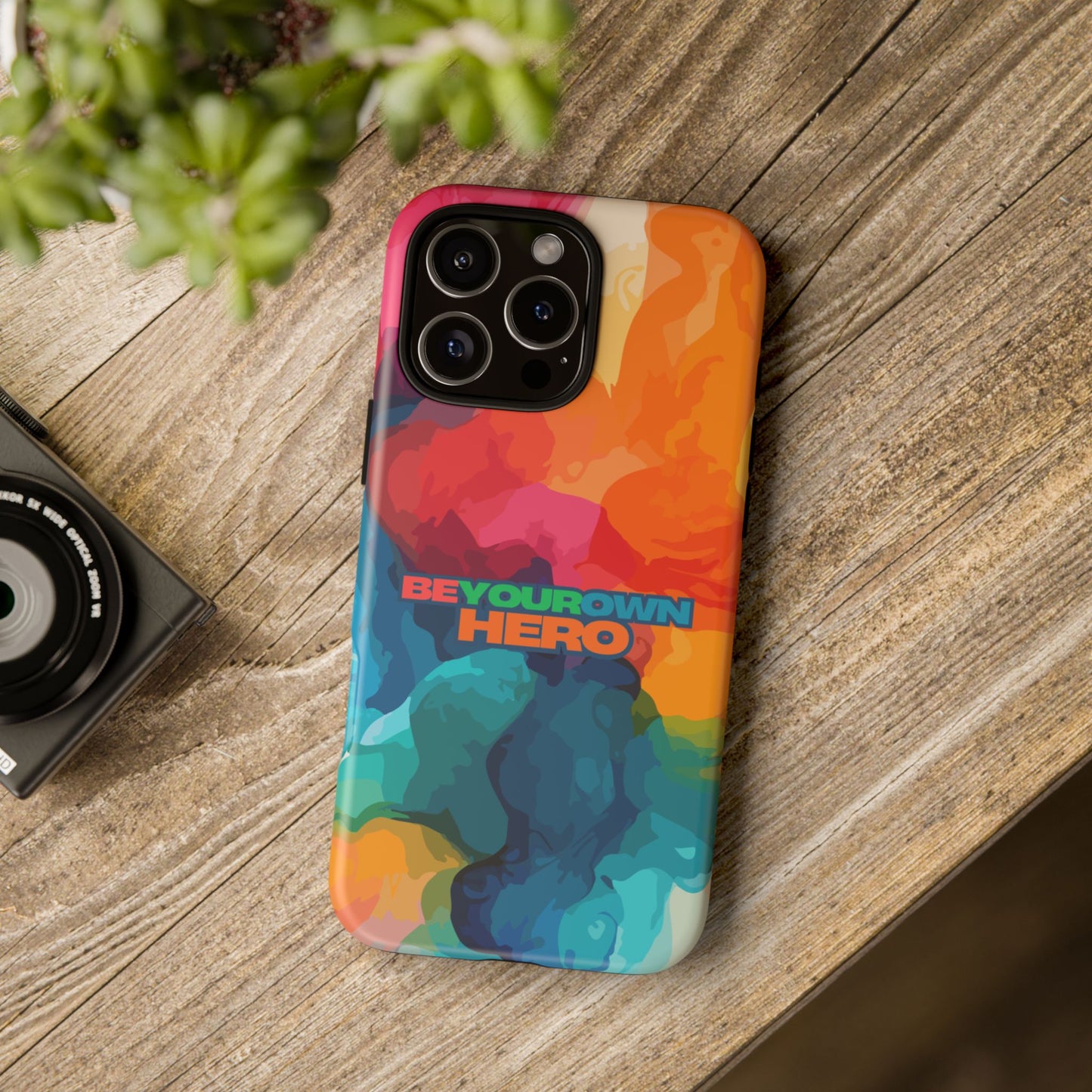 Be Your Own Hero: Tough Case for iPhone, Samsung Galaxy and Google Pixel
