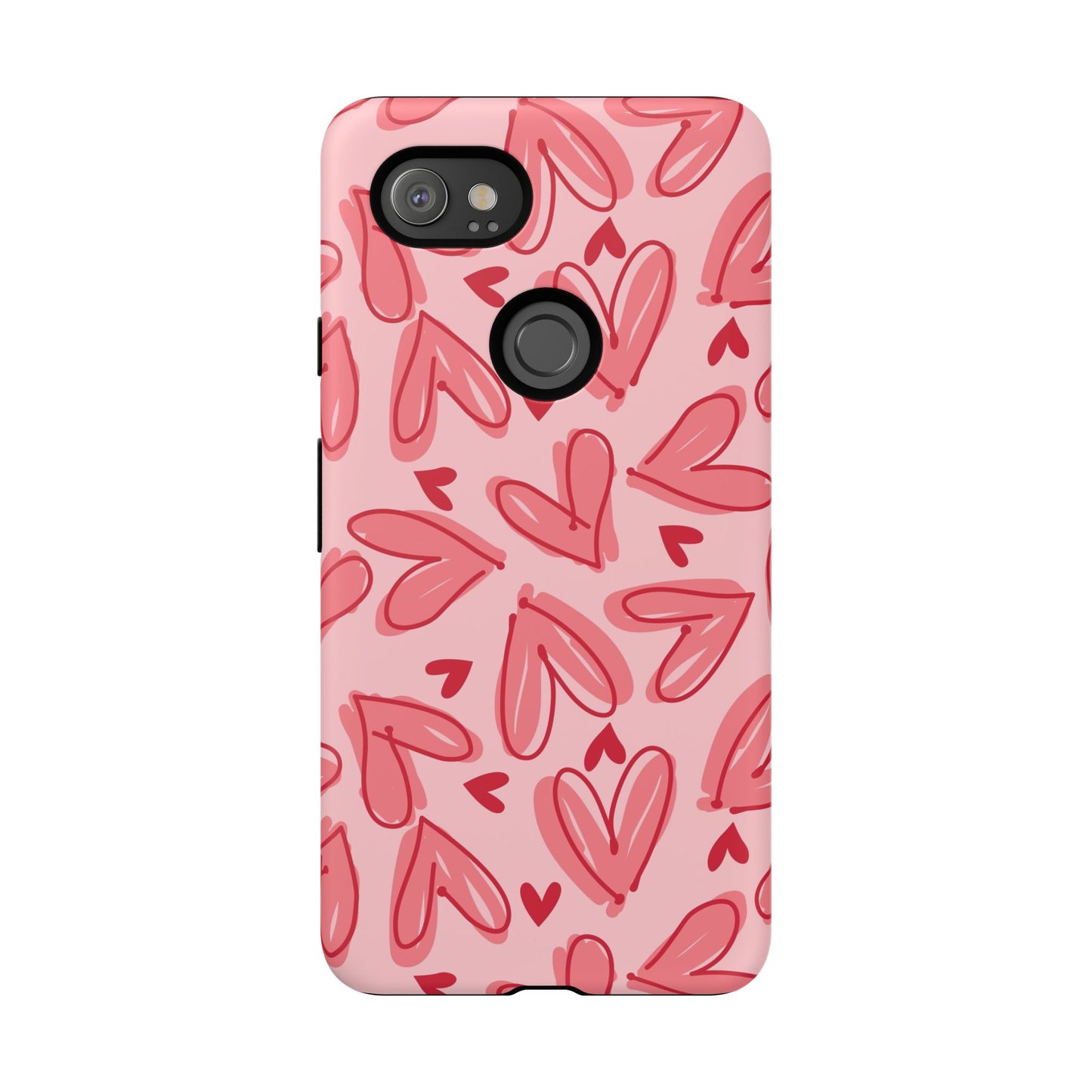 Hearts: Tough Case for iPhone, Samsung Galaxy and Google Pixel devices