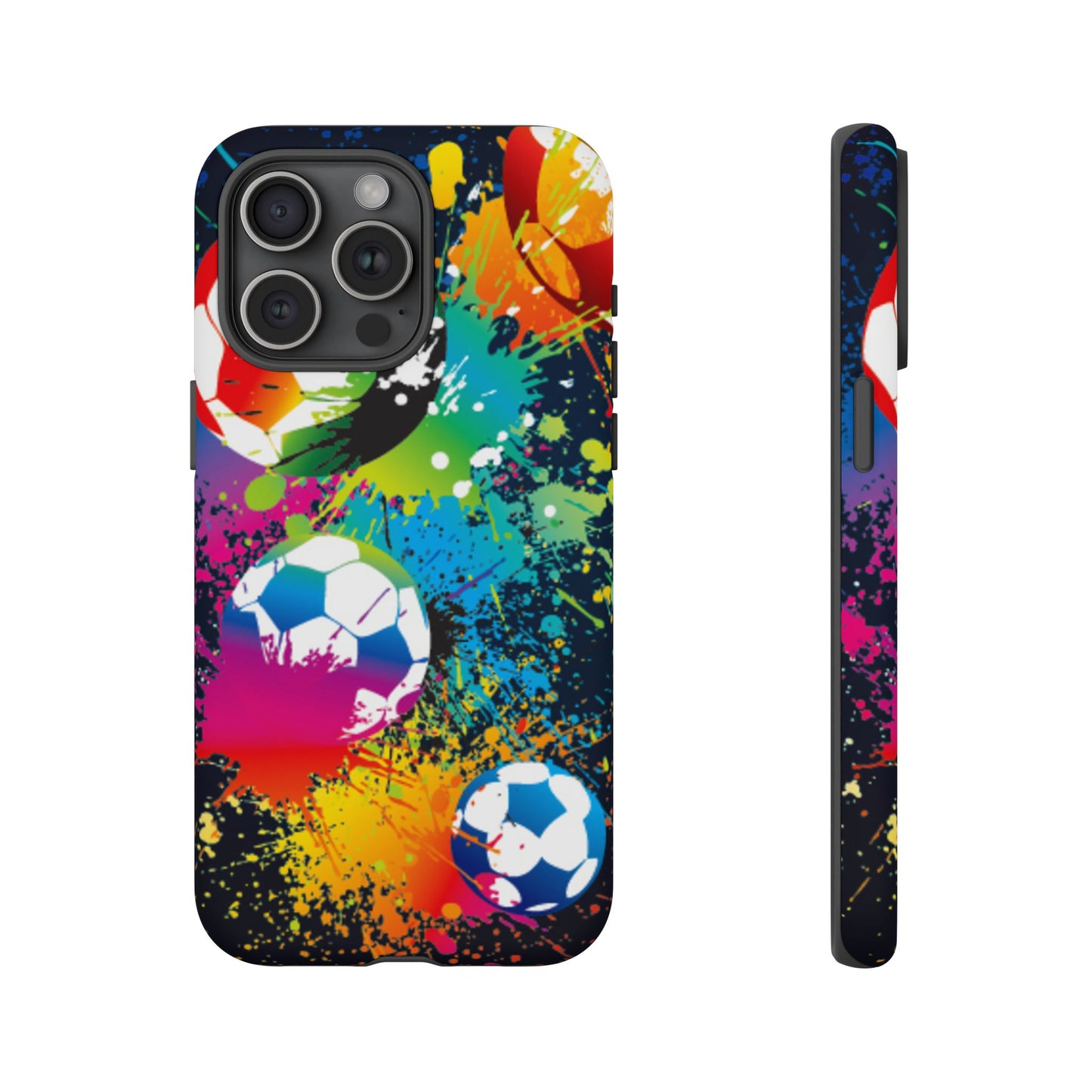 Footballer's Phone Case: Vibrant Case for iPhone, Samsung Galaxy and Google Pixel devices