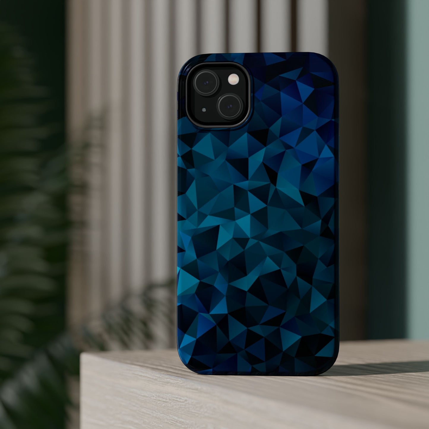 Blue Diamonds (MagSafe version): Elegant phone case for iPhone