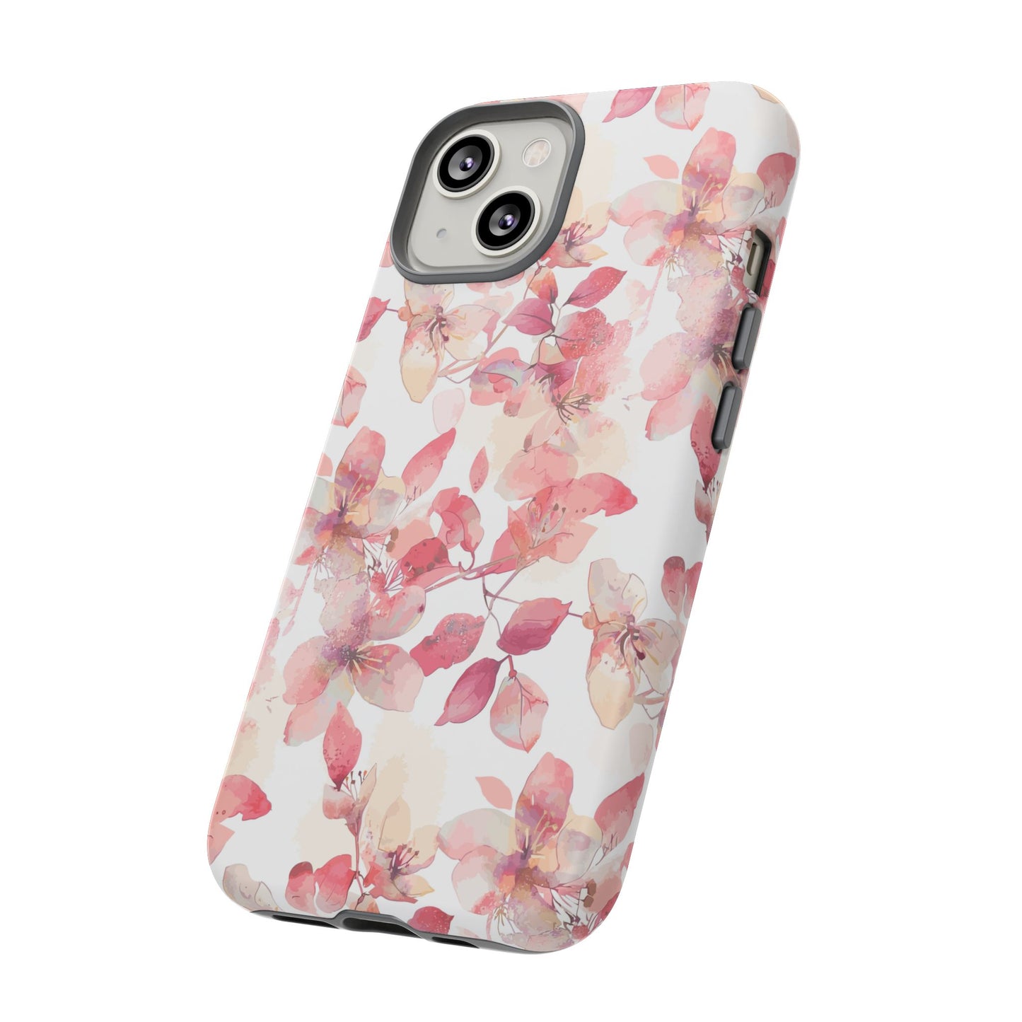 Watercolor Flowers: Tough Case for iPhone, Samsung Galaxy and Google Pixel devices