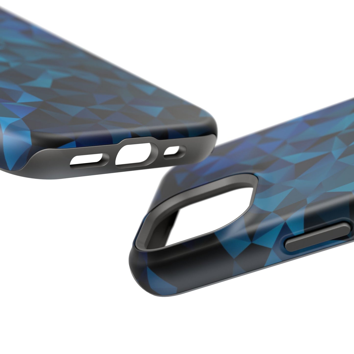 Blue Diamonds (MagSafe version): Elegant phone case for iPhone