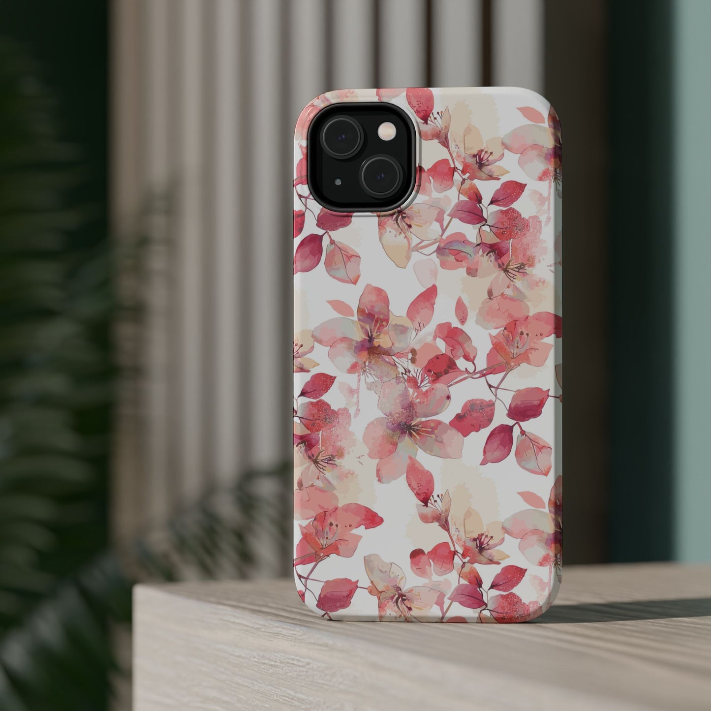 Watercolor Flowers: MagSafe case for iPhone