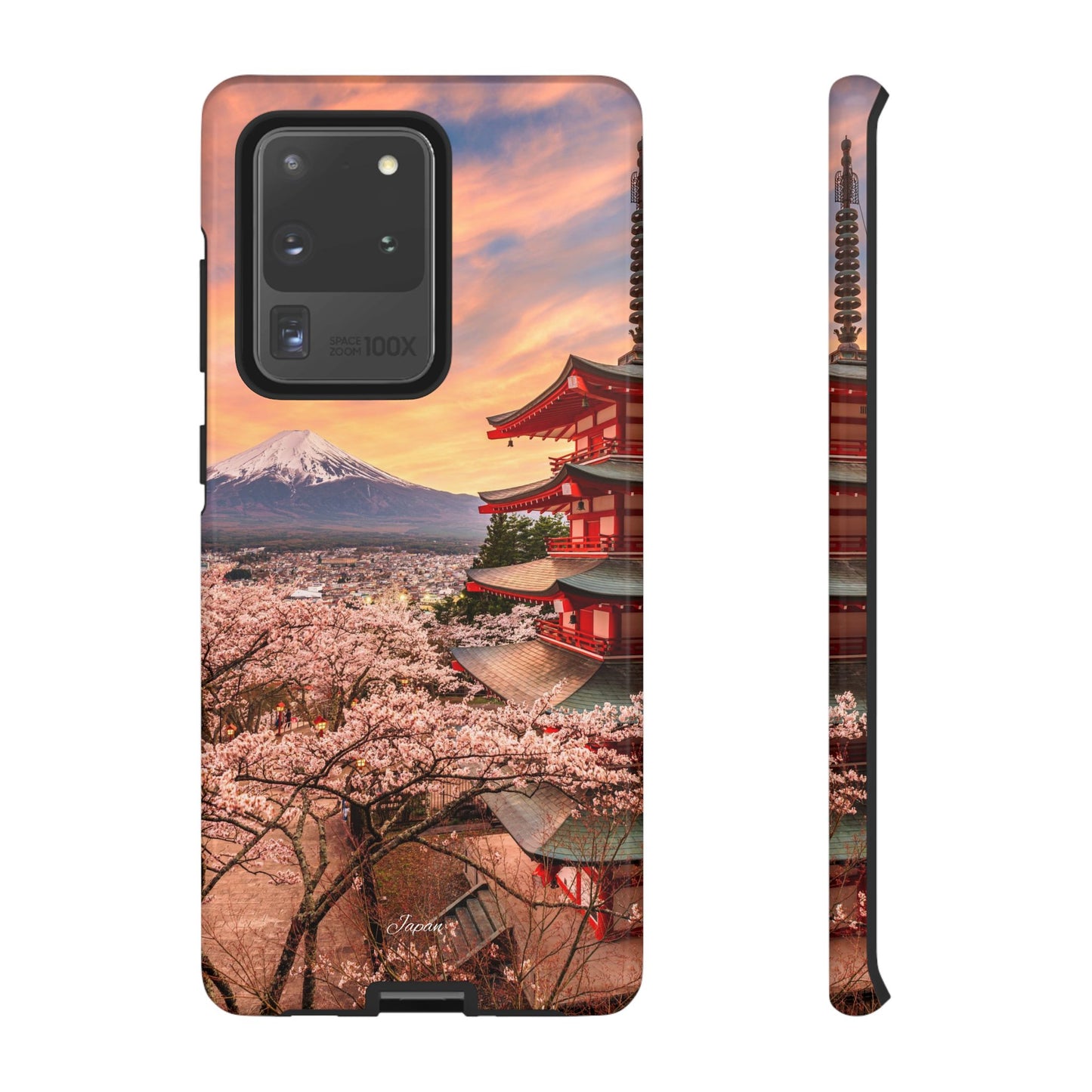 Cherry Blossoms Mt. Fuji phone case for iPhone, Galaxy and Pixel devices