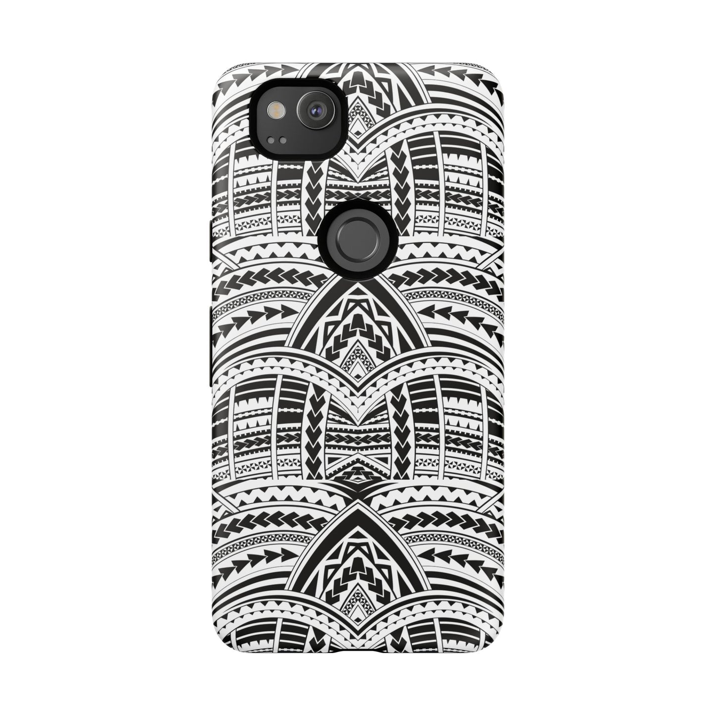 Tatoeage: telefoonhoesje met tribalpatroon voor iPhone, Samsung Galaxy en Google Pixel