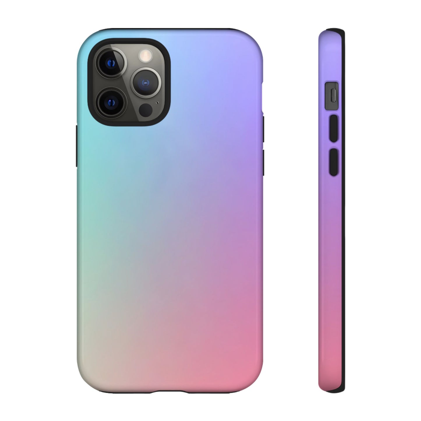 Cotton Candy: Quadcolor Pastel Gradient Tough Case for iPhone, Samsung Galaxy and Google Pixel devices