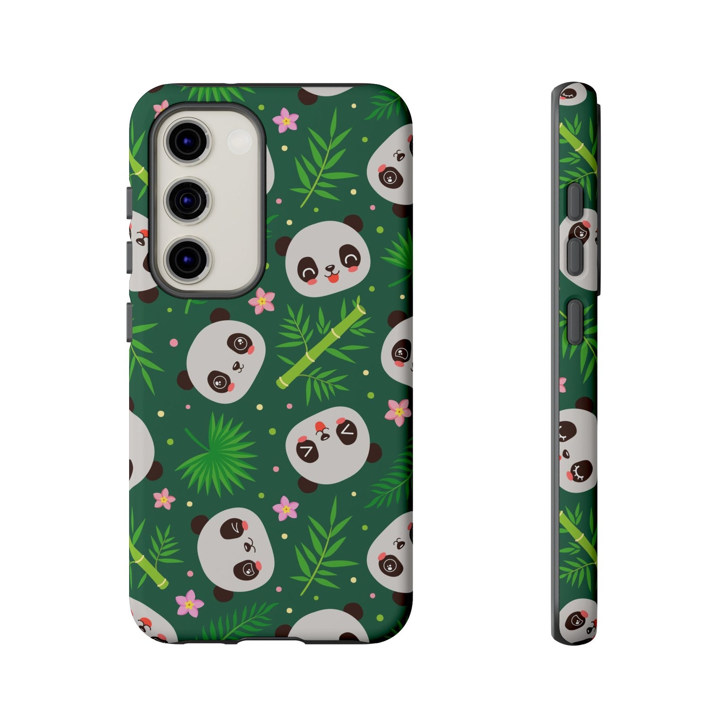 Cute Panda: Tough Case for iPhone, Samsung Galaxy and Google Pixel devices