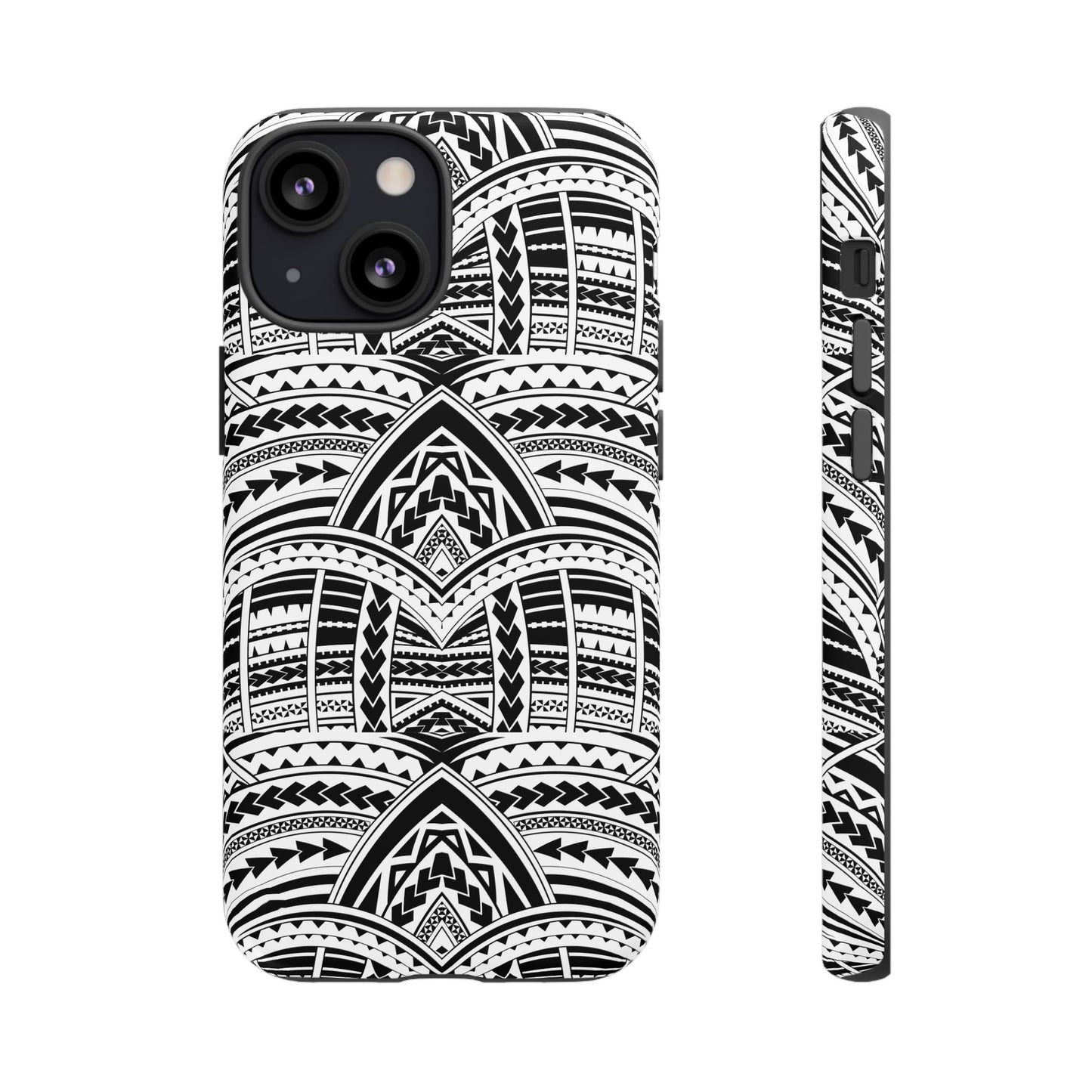 Tatoeage: telefoonhoesje met tribalpatroon voor iPhone, Samsung Galaxy en Google Pixel