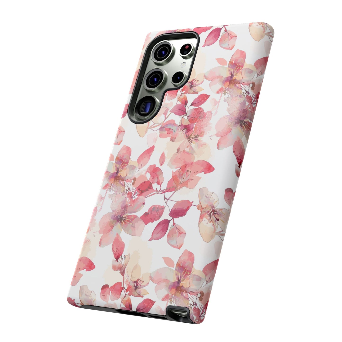 Watercolor Flowers: Tough Case for iPhone, Samsung Galaxy and Google Pixel devices